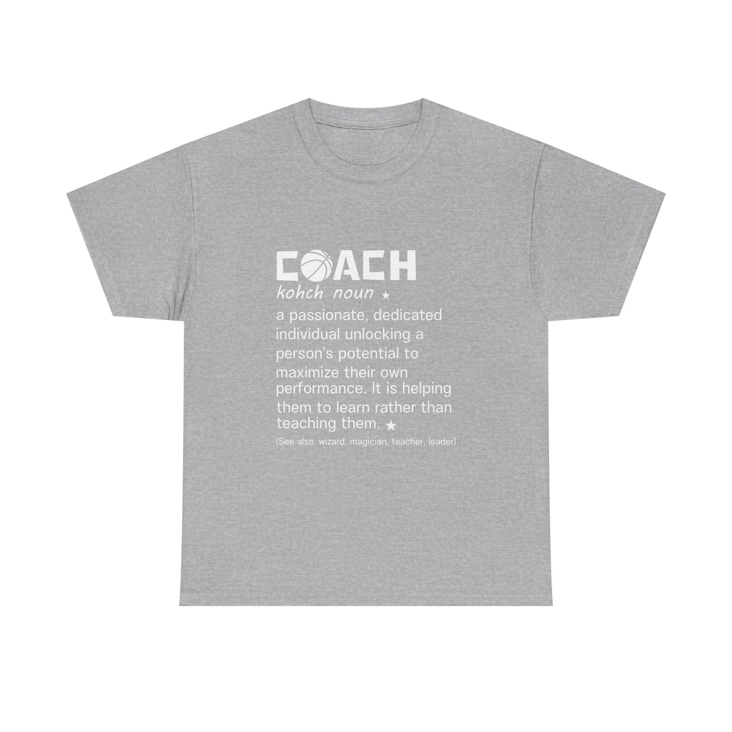 Basketball Coach Definition Unisex Tee