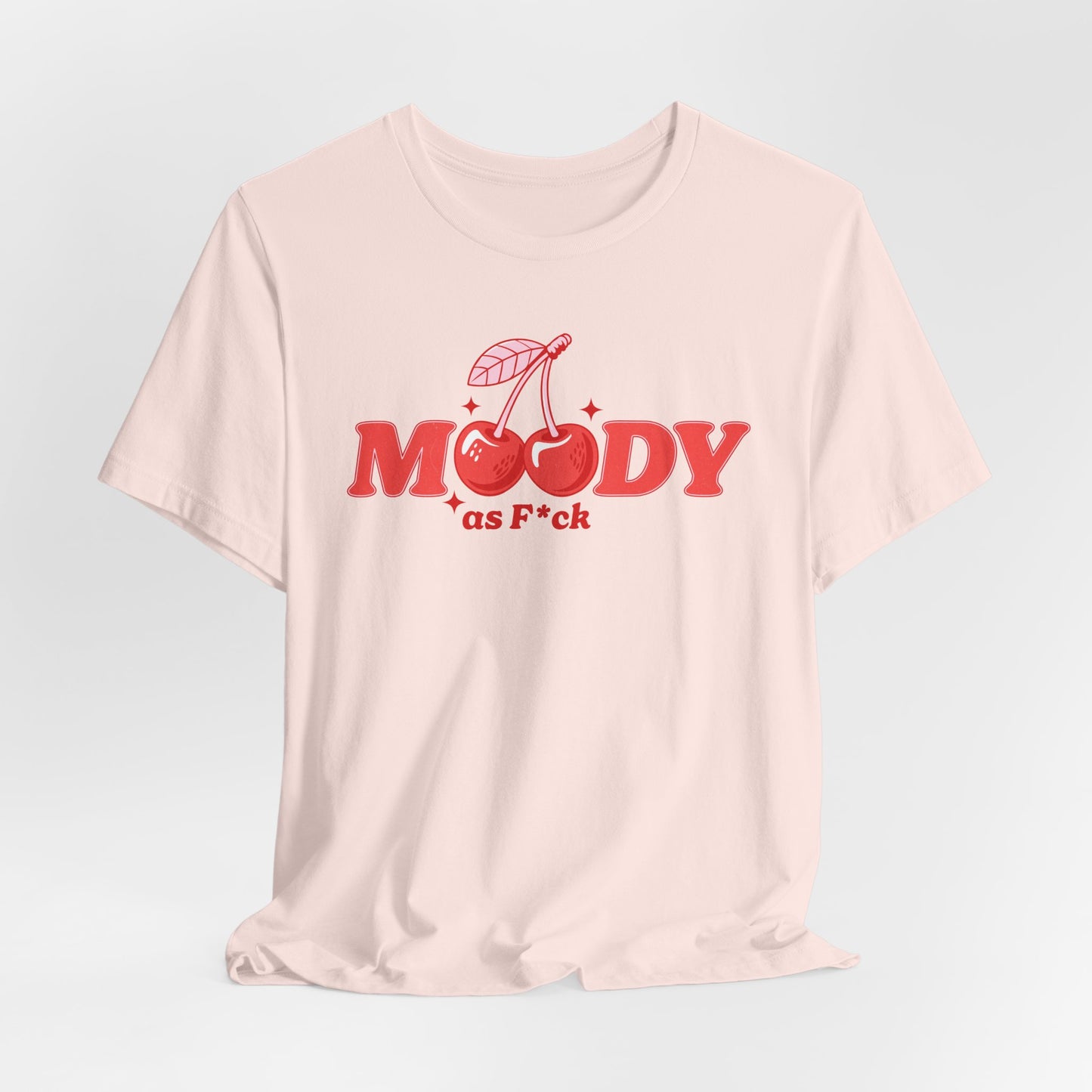 Moody AF front Cherries Self Love skeleton Heart Back
