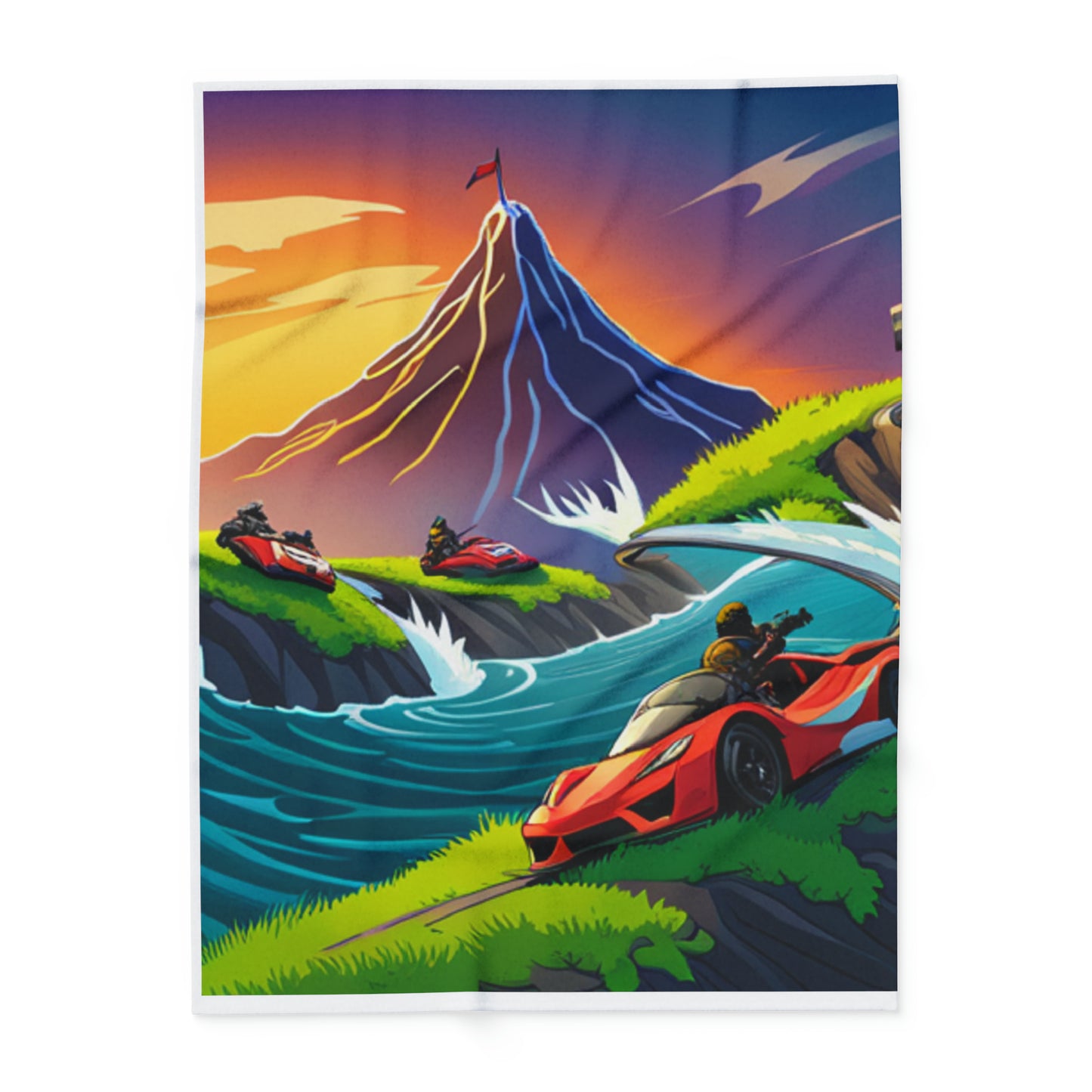 AI fortnite Arctic Fleece Blanket