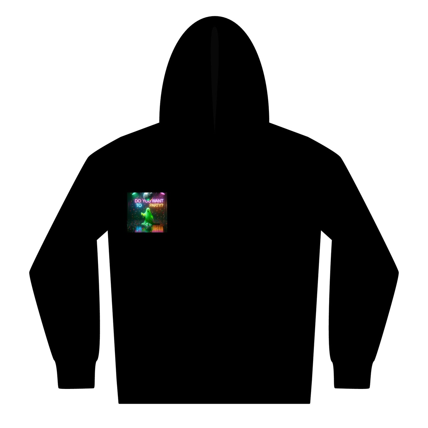 Zipped Hoodie - Green Slime Party Theme
