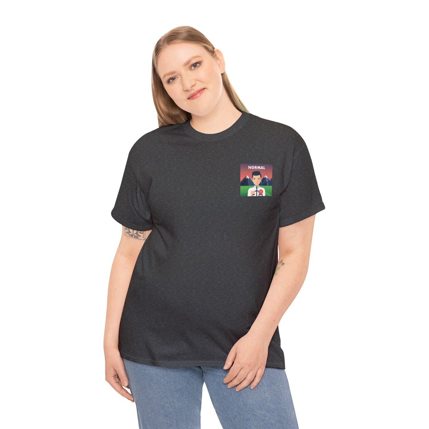 Normal Wear Unisex Heavy Cotton Tee