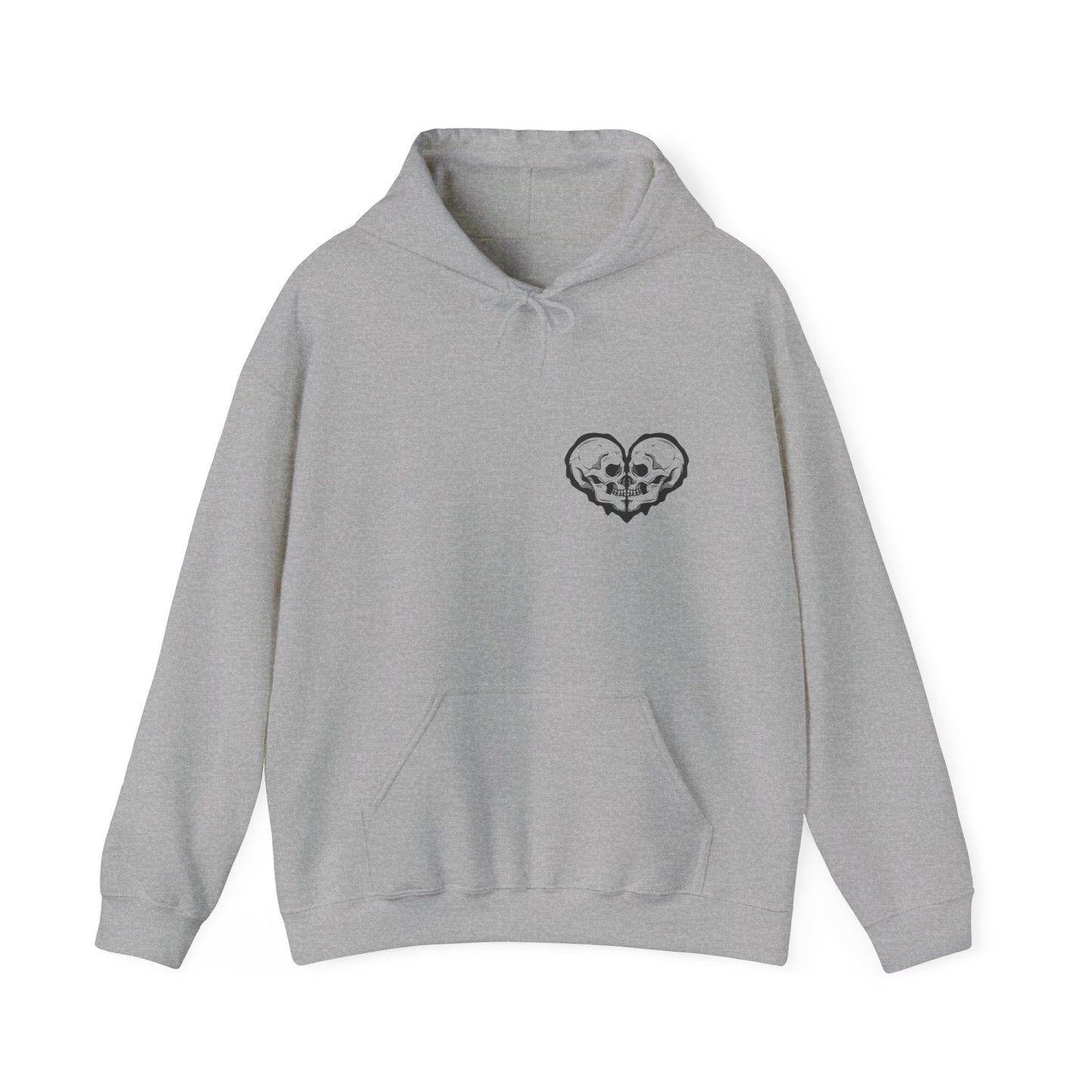 Skeleton Heart Hoodie - if i had feelings they'd be for you