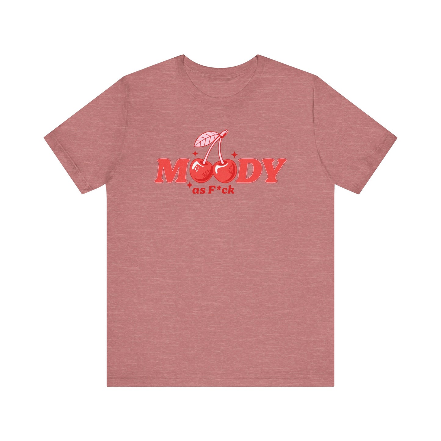Moody AF front Cherries Self Love skeleton Heart Back