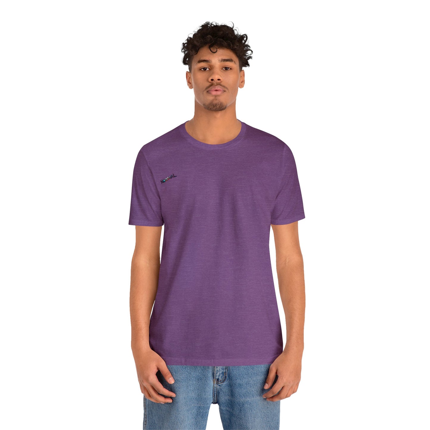 Normal Wear Unisex Jersey Short Sleeve Tee