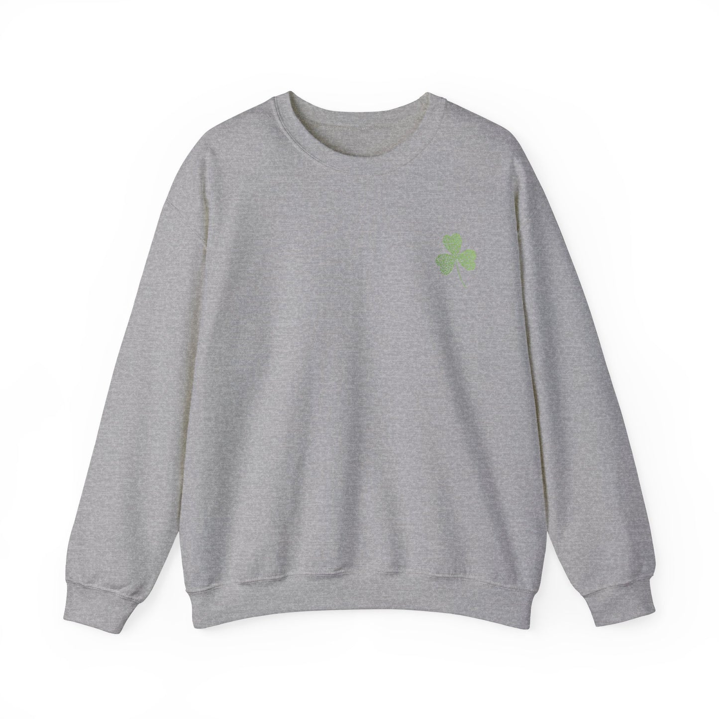 St Patricks Basic CloverUnisex Heavy Blend™ Crewneck Sweatshirt