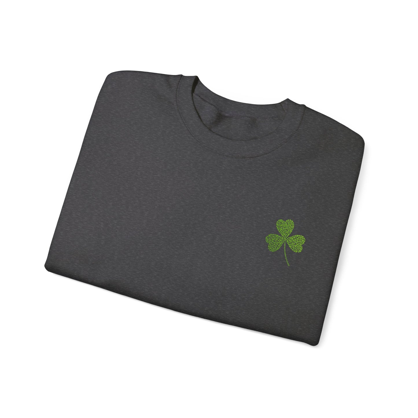 St Patricks Basic CloverUnisex Heavy Blend™ Crewneck Sweatshirt