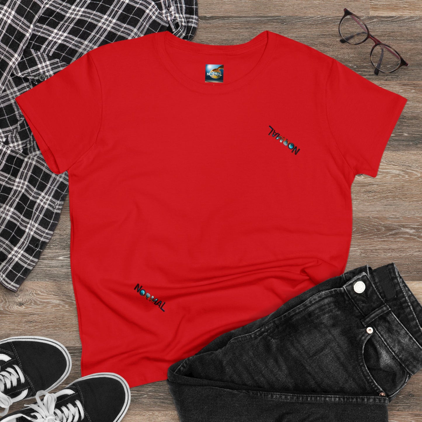 Normal Wear Women's Midweight Cotton Tee
