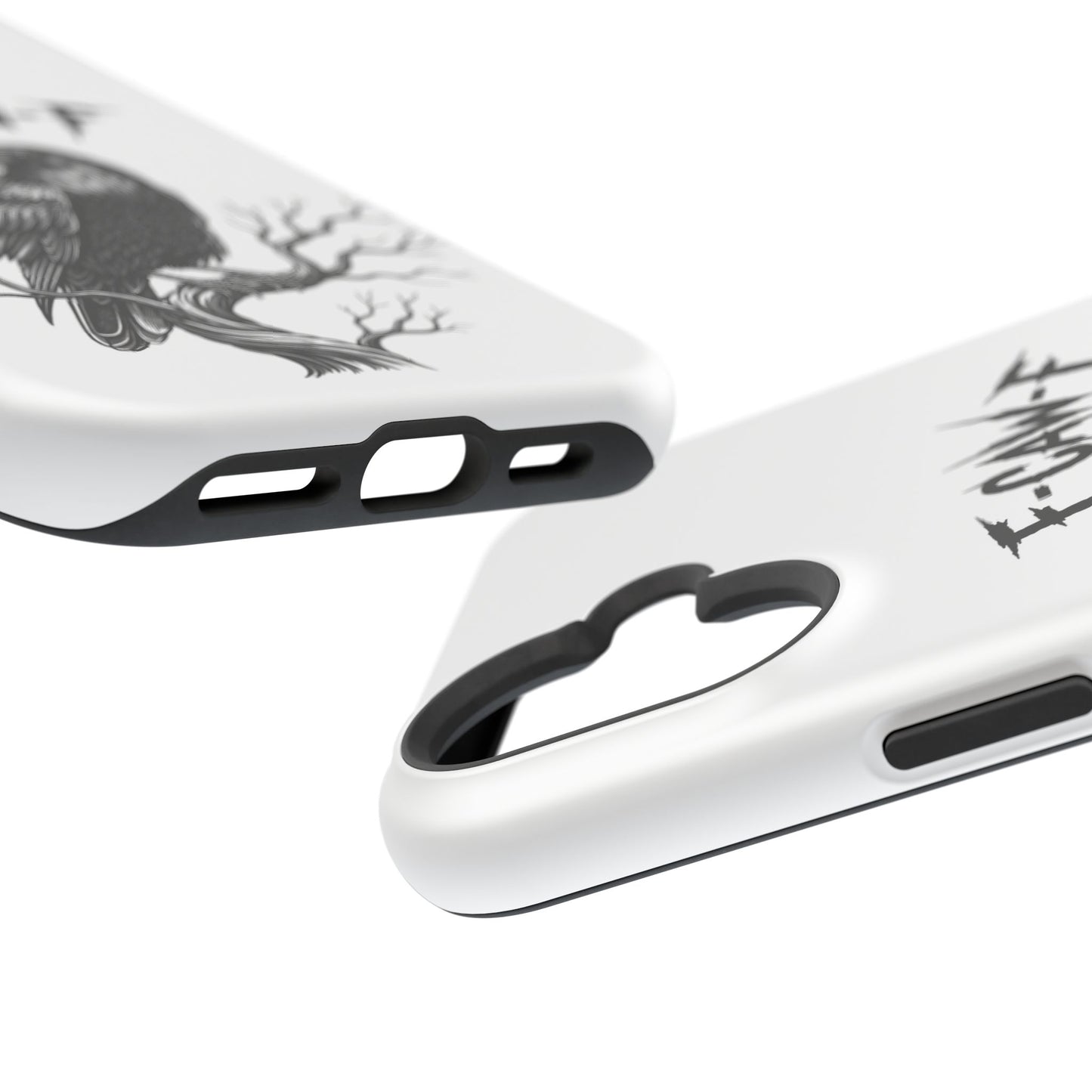 F-Caw-F Raven Phone Case, Autum Vibe Accessory, Perfect for Bird Lovers, Unique Gift for Him/Her, Impact-Resistant Phone Cover