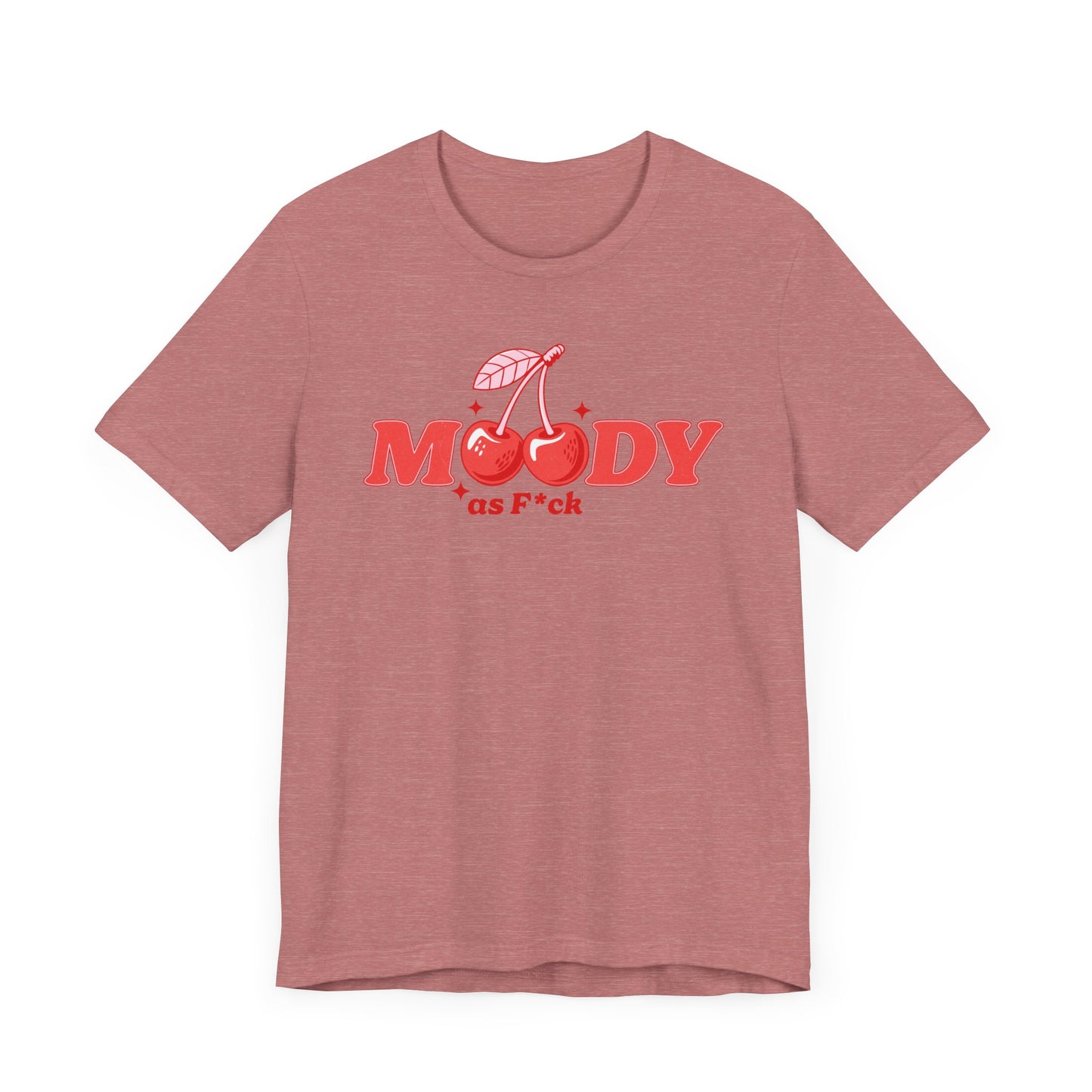 Moody AF front Cherries Self Love skeleton Heart Back