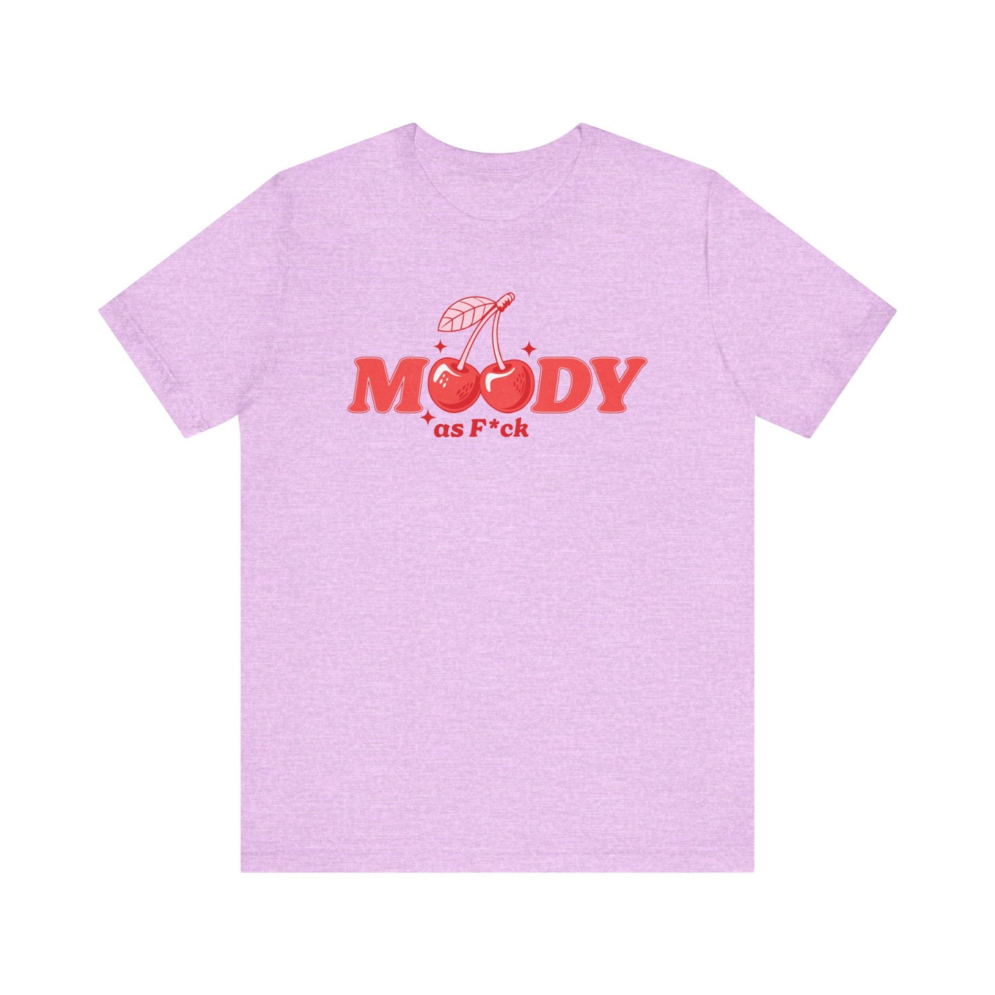 Moody AF front Cherries Self Love skeleton Heart Back