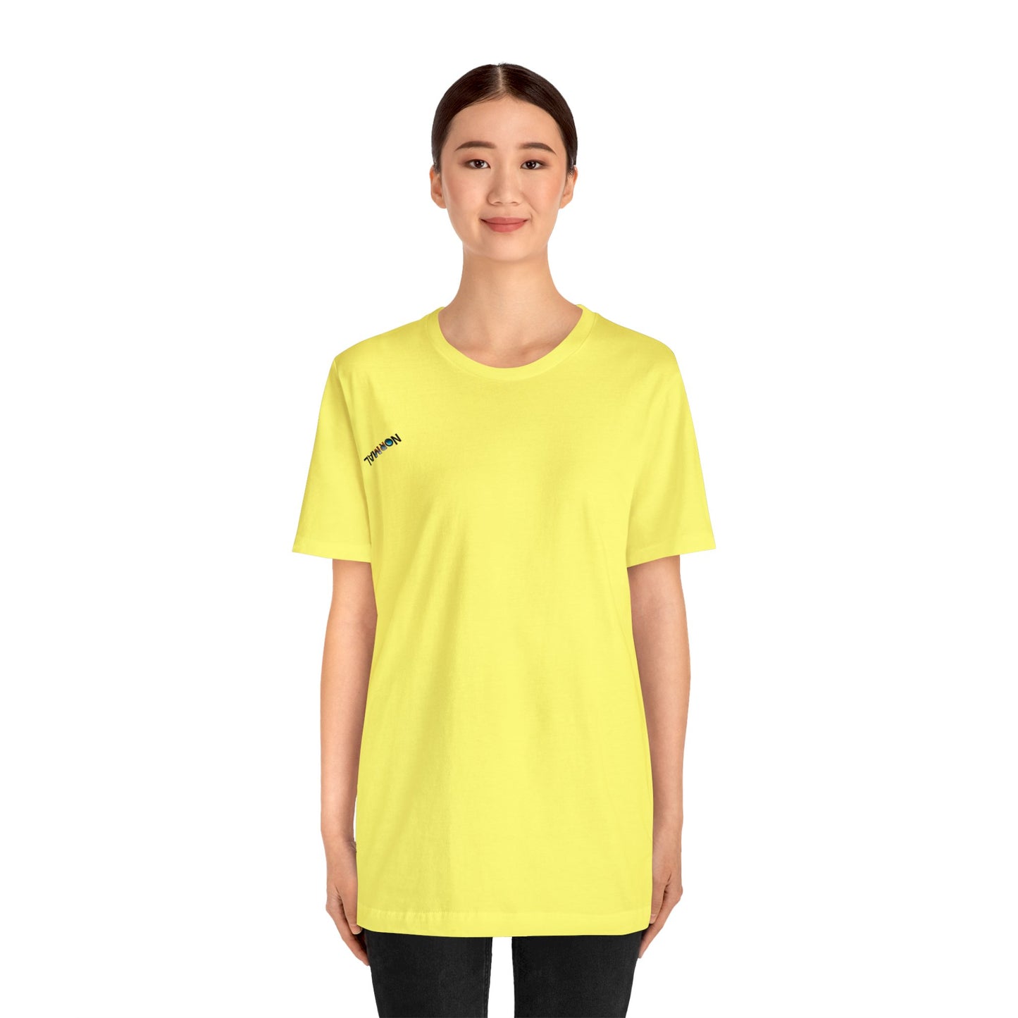Normal Wear Unisex Jersey Short Sleeve Tee