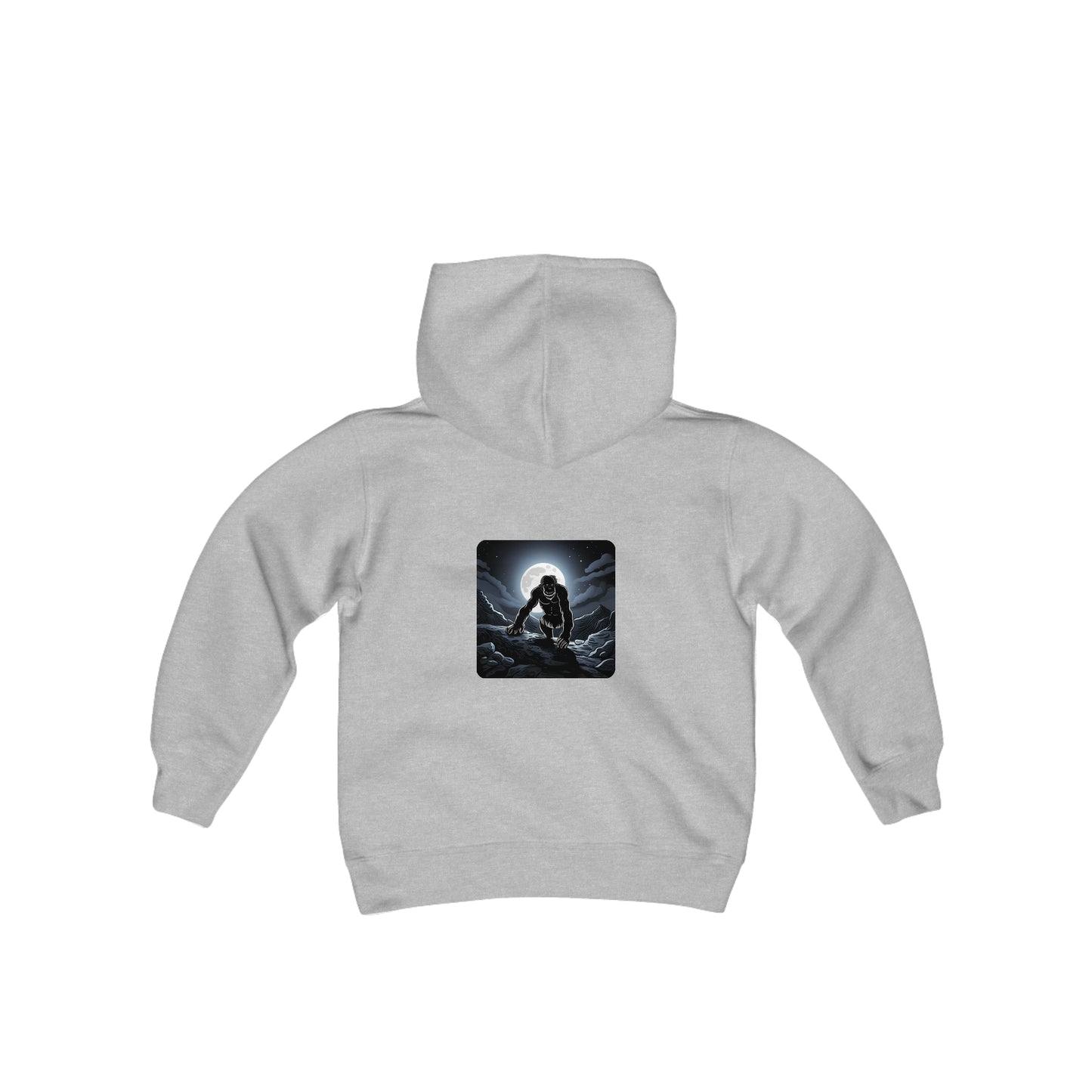 Sudadera con capucha de mezcla pesada para jóvenes de uso normal