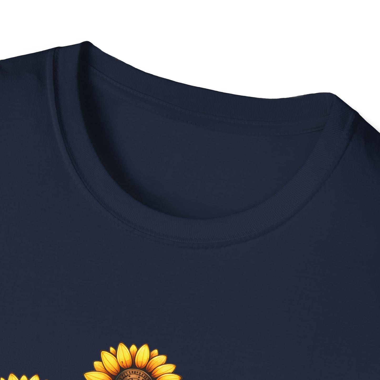 Sunflower Garden Unisex Softstyle T-Shirt, Floral Tee, Nature Lover Gift, Summer Apparel, Boho Aesthetic