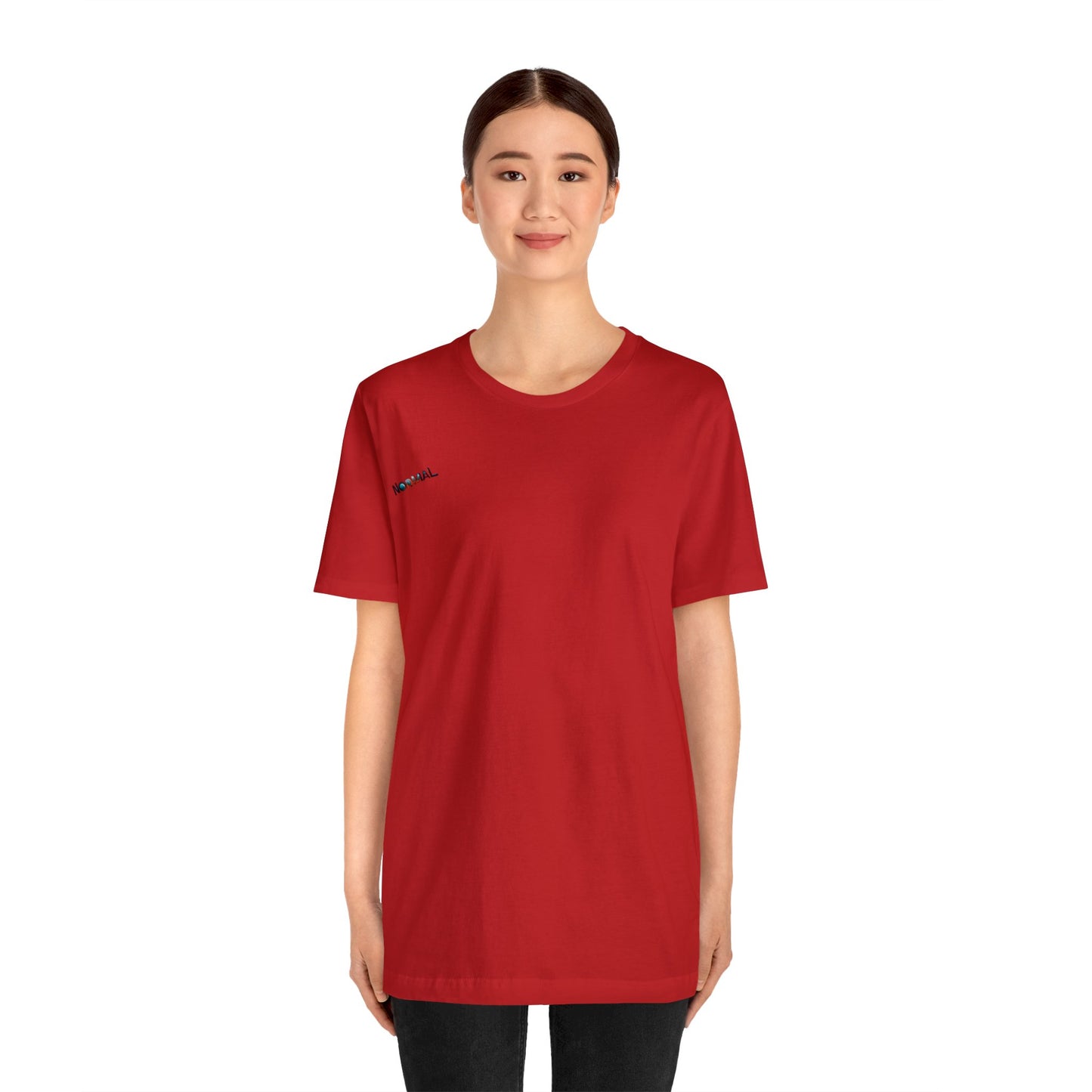 Normal Wear Unisex Jersey Short Sleeve Tee