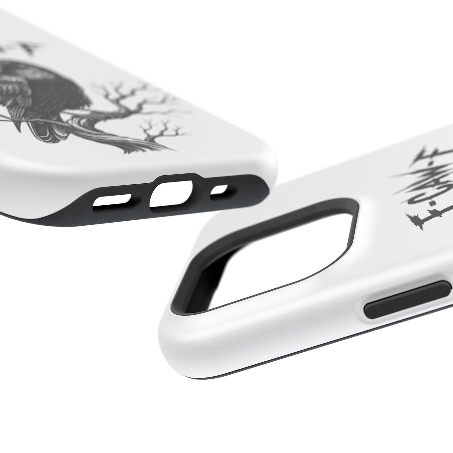 F-Caw-F Raven Phone Case, Autum Vibe Accessory, Perfect for Bird Lovers, Unique Gift for Him/Her, Impact-Resistant Phone Cover