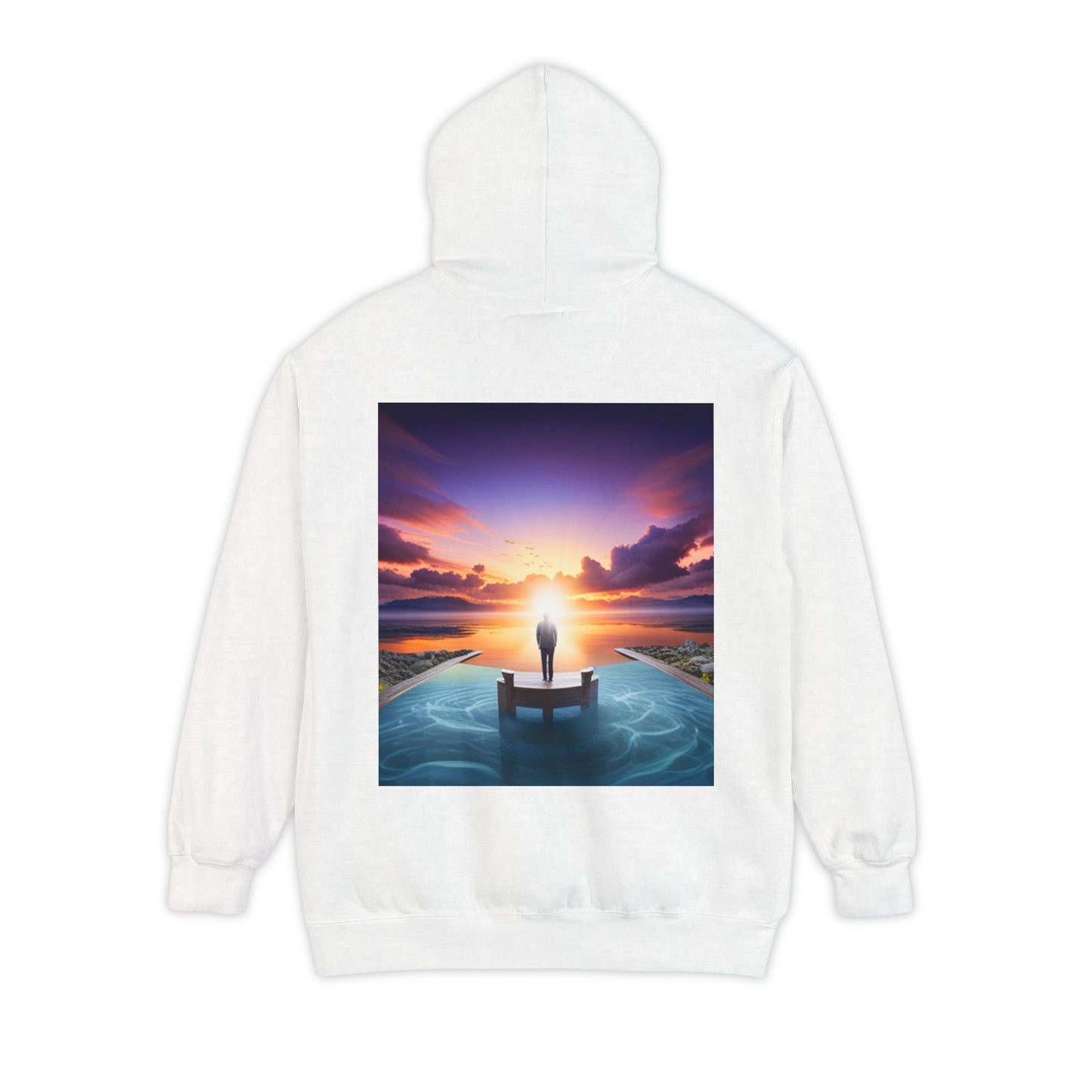 Normal Wear Unisex Garment-Dyed Hoodie