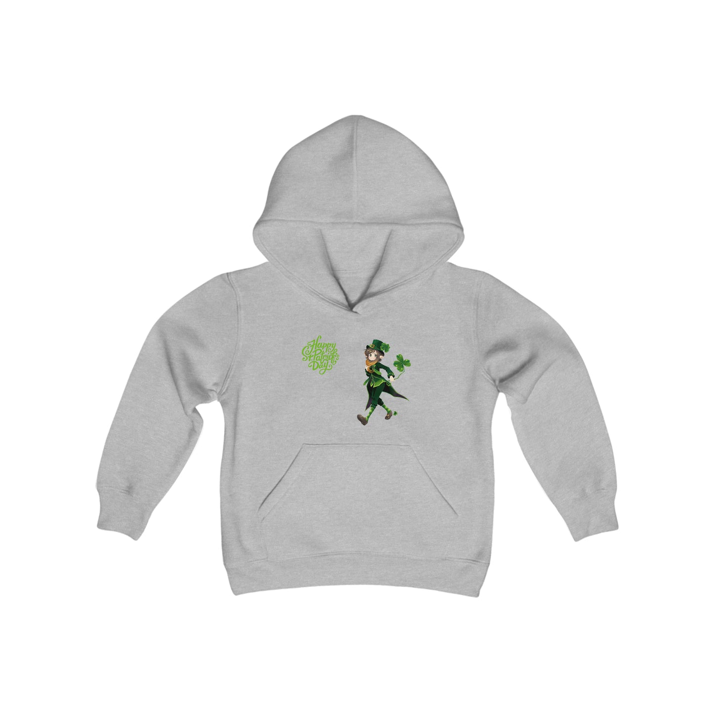 St. Patricks Day Youth Heavy Blend Hooded Sweatshirt
