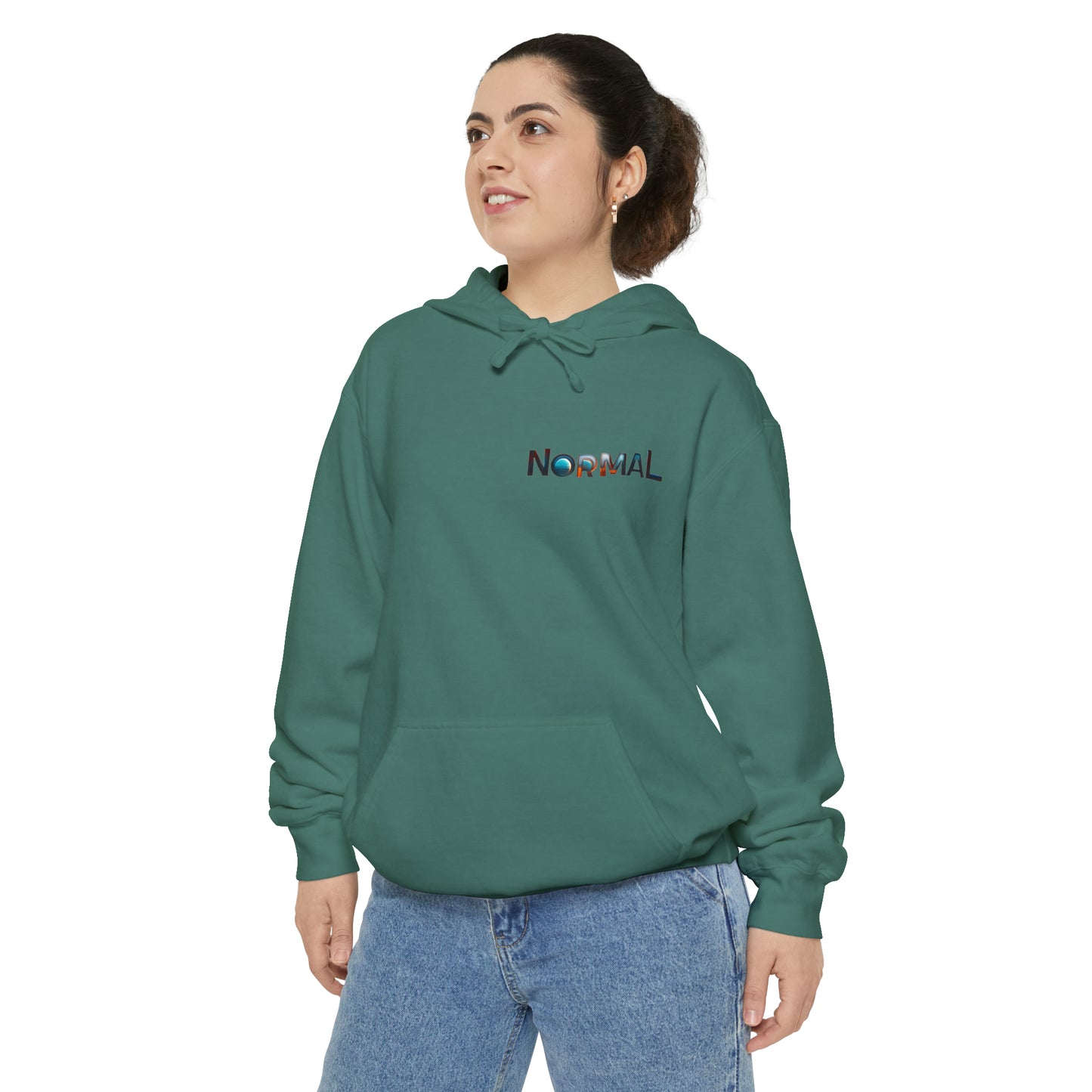 Normal Wear Unisex Garment-Dyed Hoodie