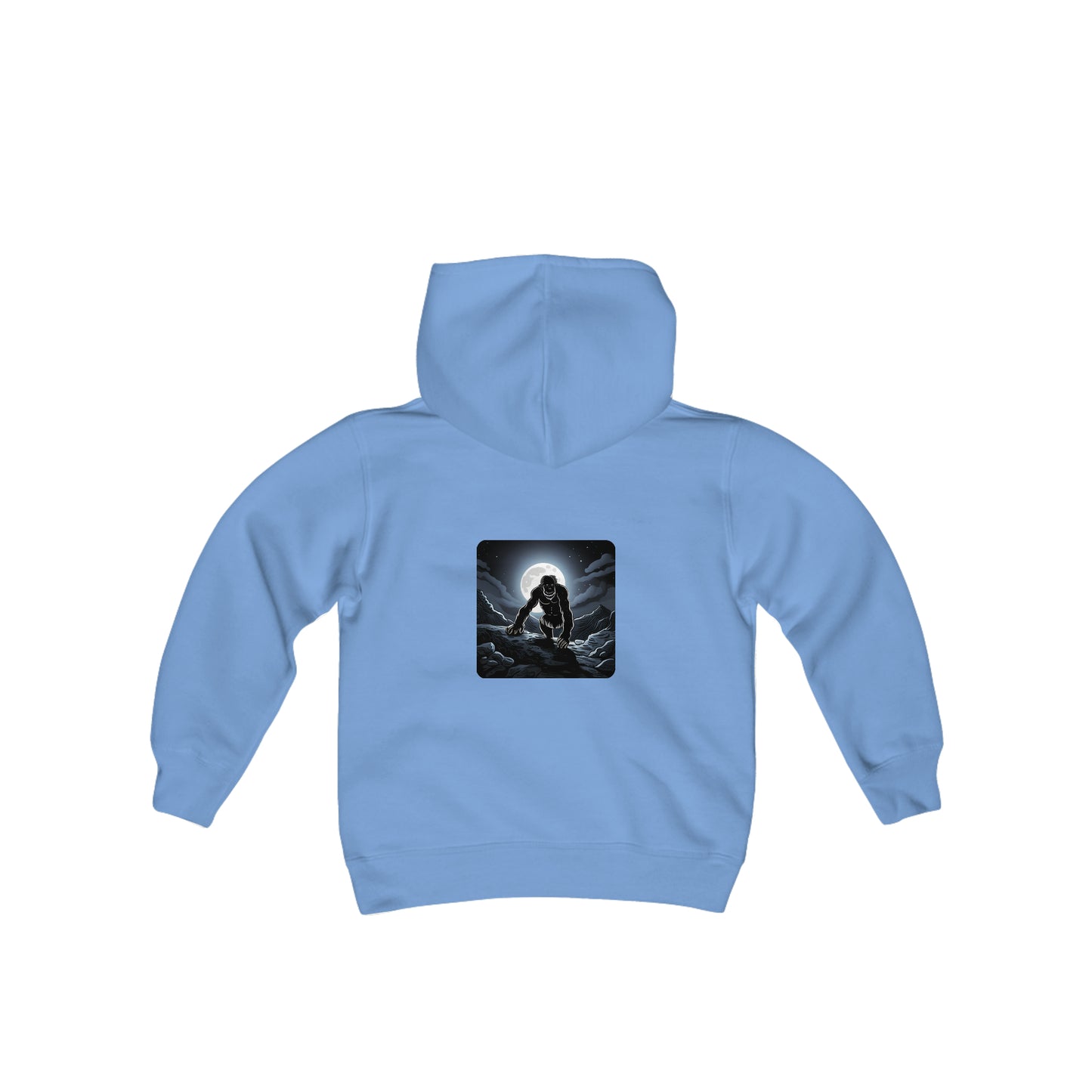 Sudadera con capucha de mezcla pesada para jóvenes de uso normal