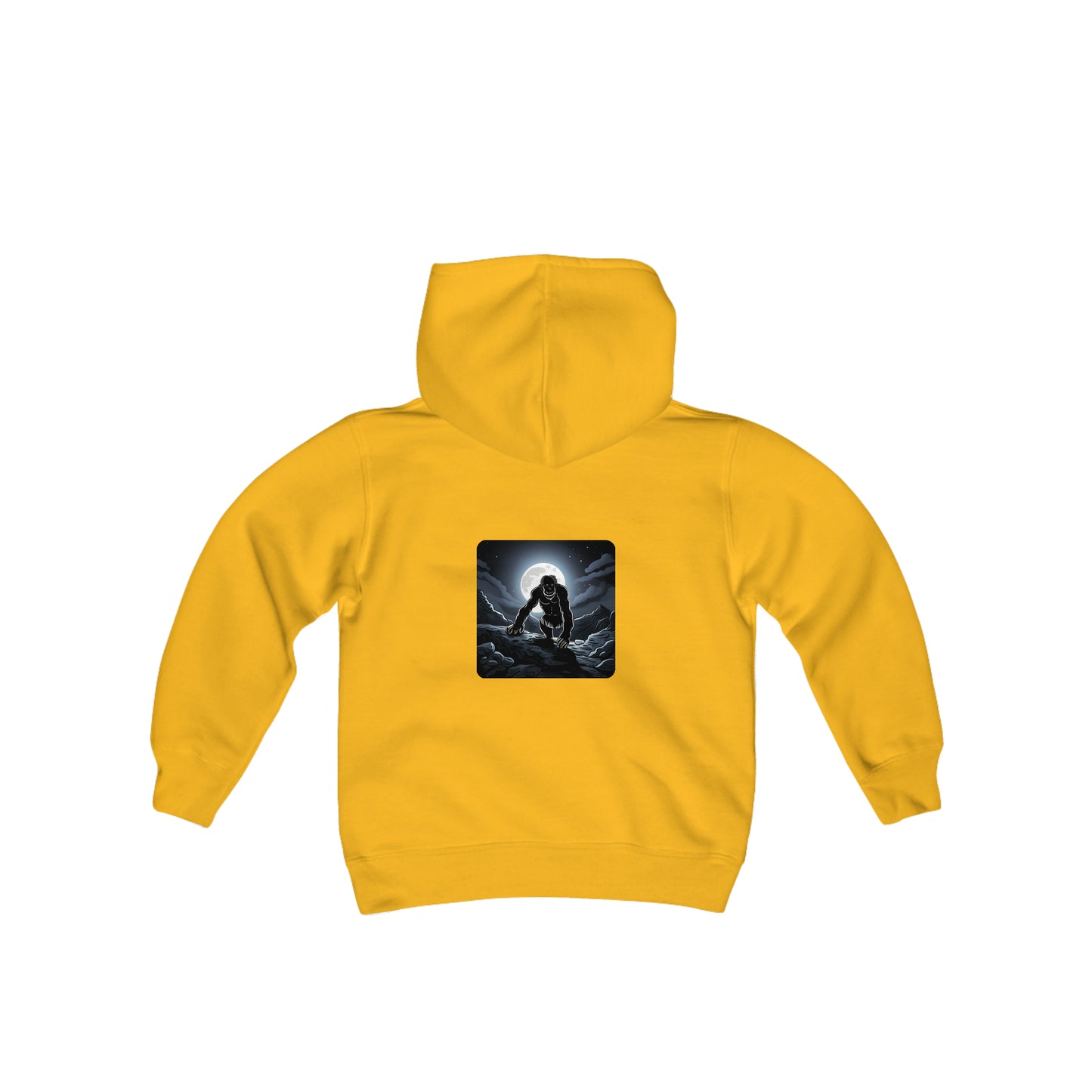 Sudadera con capucha de mezcla pesada para jóvenes de uso normal