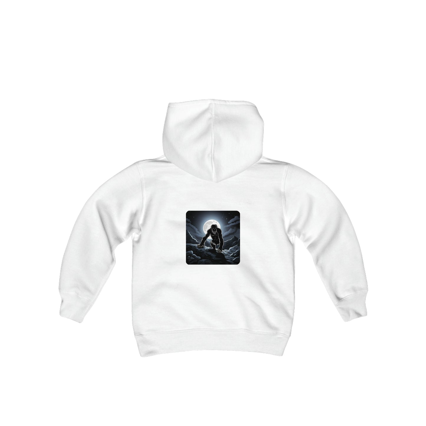 Sudadera con capucha de mezcla pesada para jóvenes de uso normal