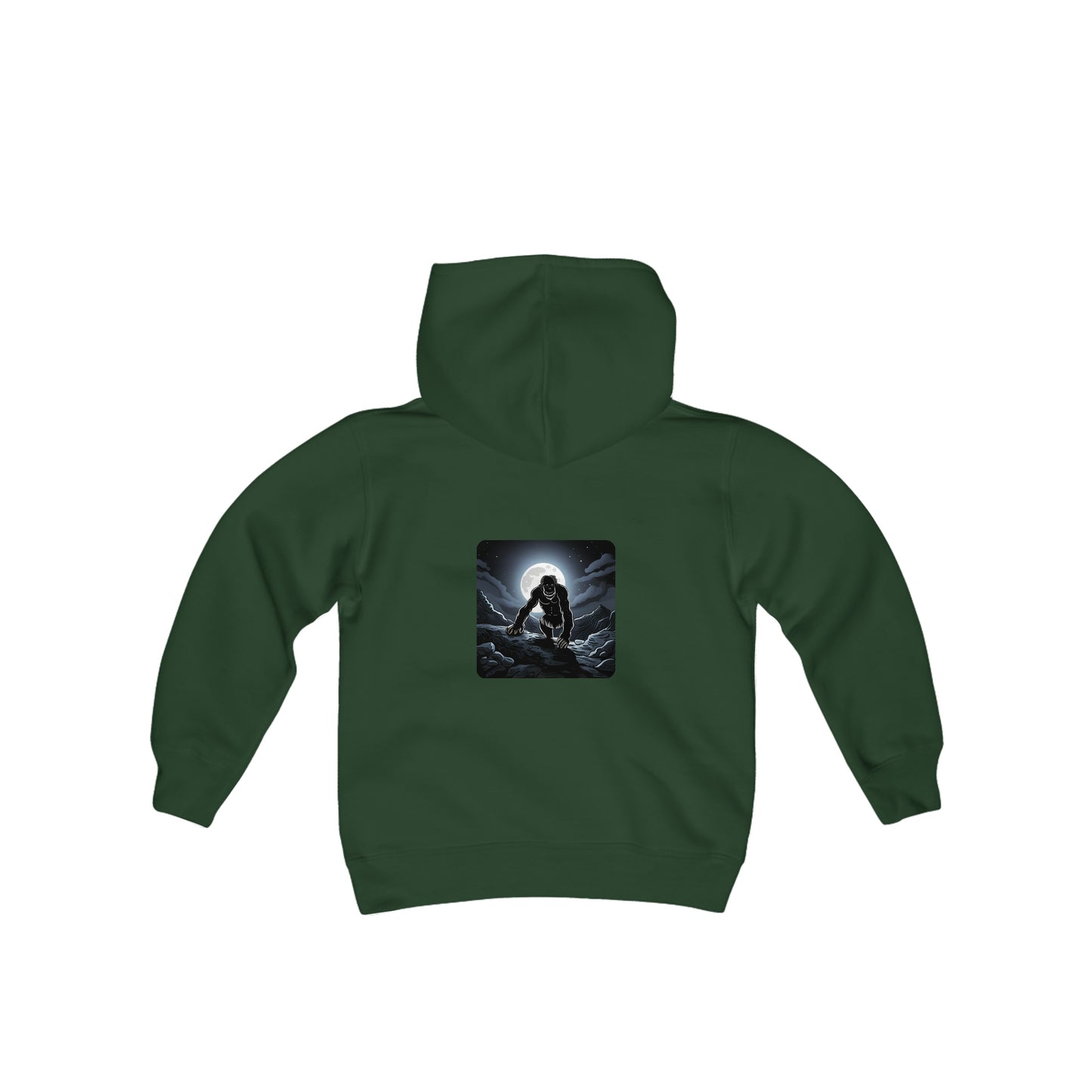Sudadera con capucha de mezcla pesada para jóvenes de uso normal