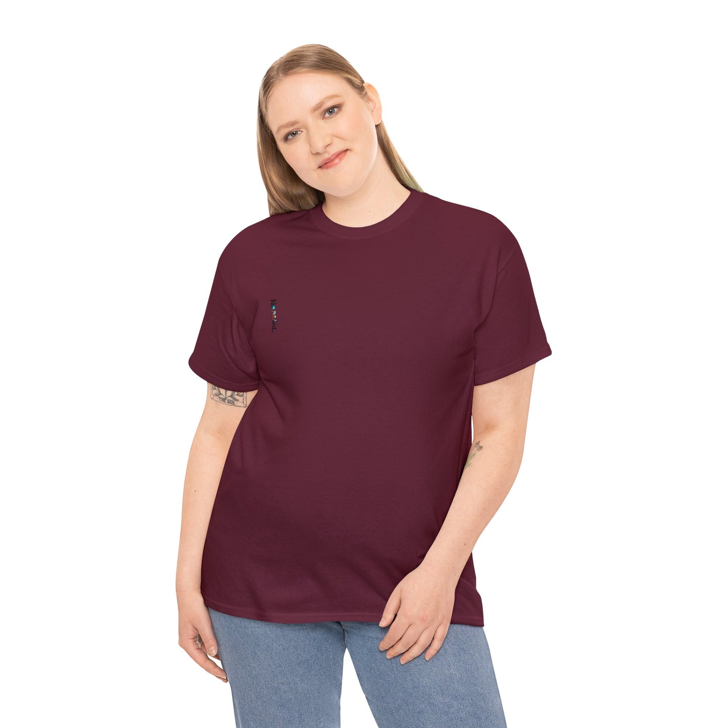 Normales Tragen AI Prints Unisex-T-Shirt aus schwerer Baumwolle