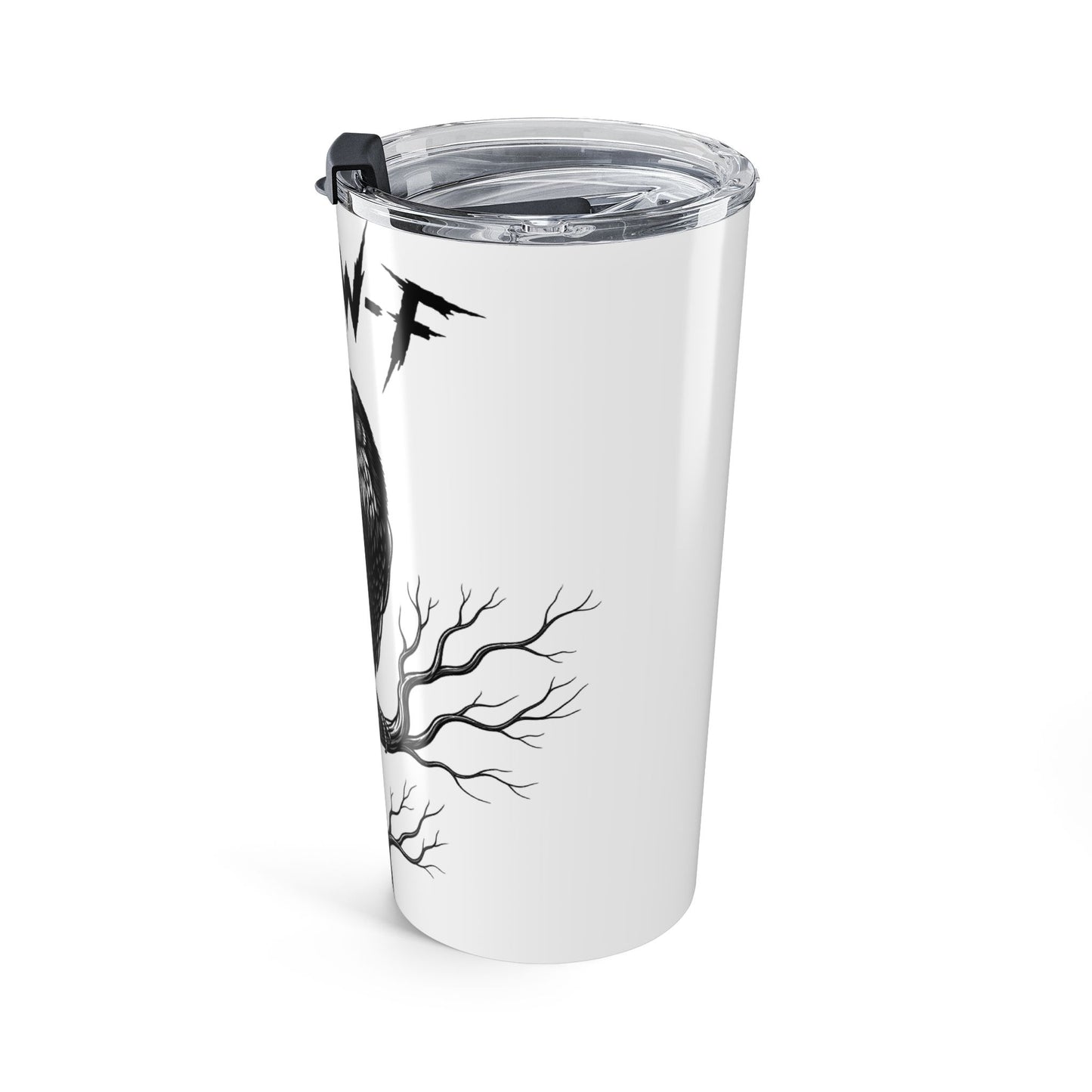 Gothic Raven 20oz Tumbler | Stylish Insulated Drinkware for Halloween, Gift for Bird Lovers, Eco-Friendly Travel Mug, Unique Crow Design