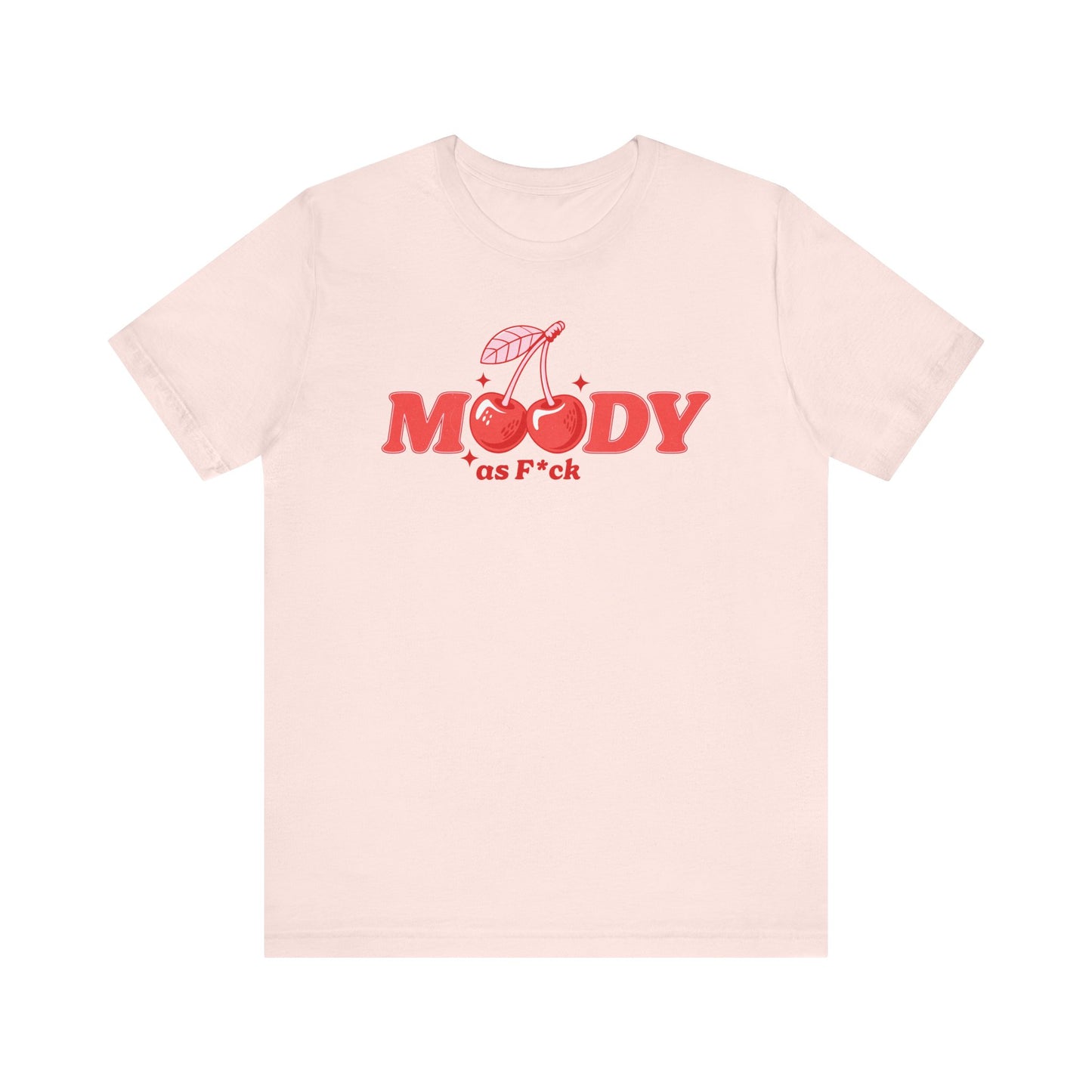 Moody AF front Cherries Self Love skeleton Heart Back