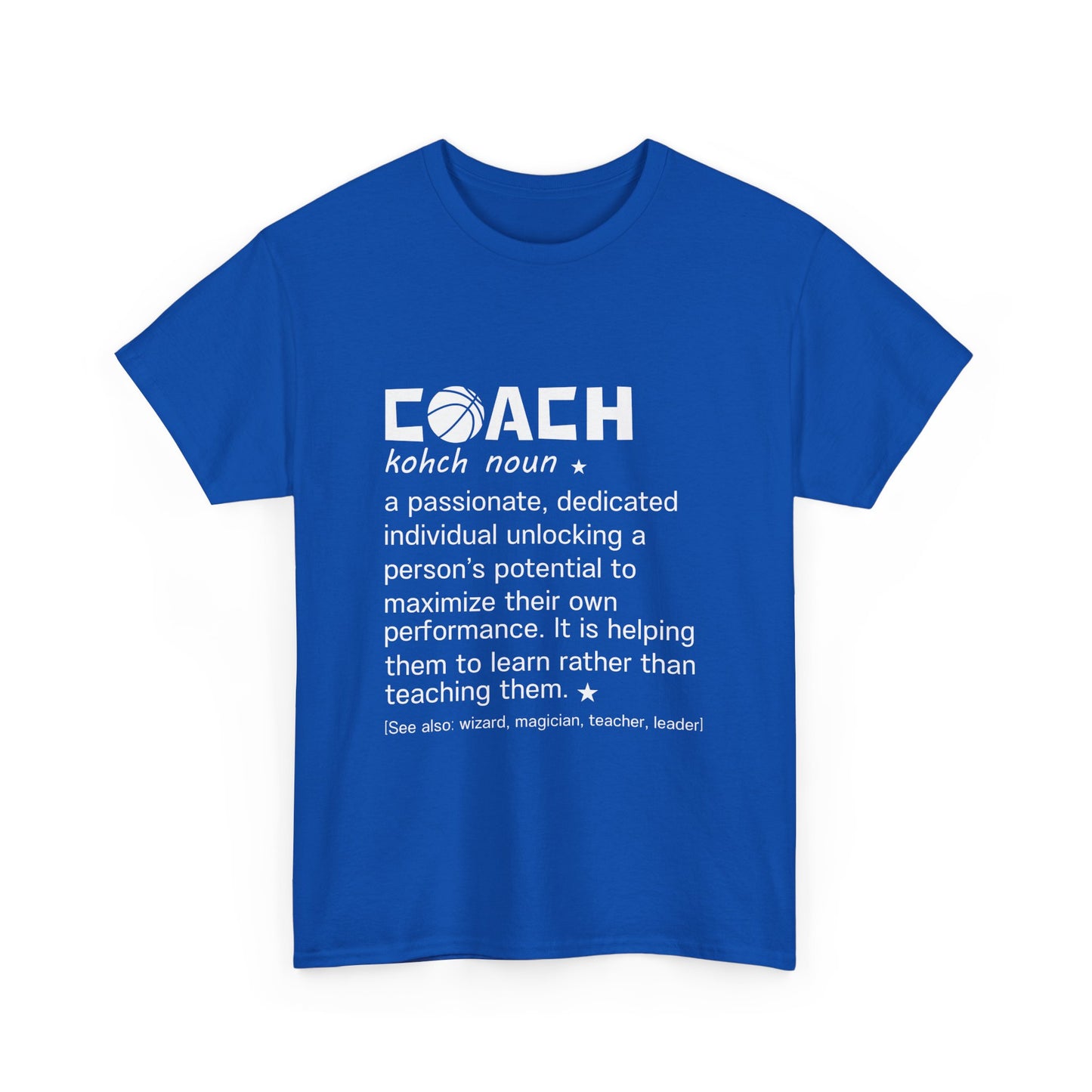 Basketball Coach Definition Unisex Tee