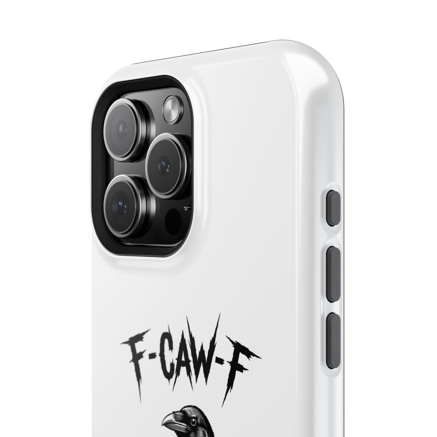 F-Caw-F Raven Phone Case, Autum Vibe Accessory, Perfect for Bird Lovers, Unique Gift for Him/Her, Impact-Resistant Phone Cover