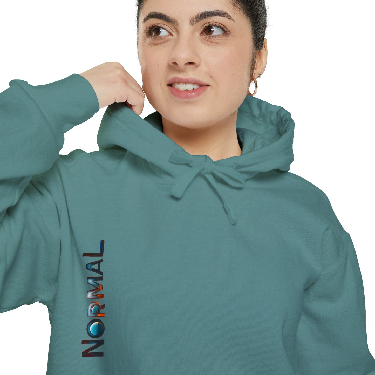 Normal Wear Unisex Garment-Dyed Hoodie