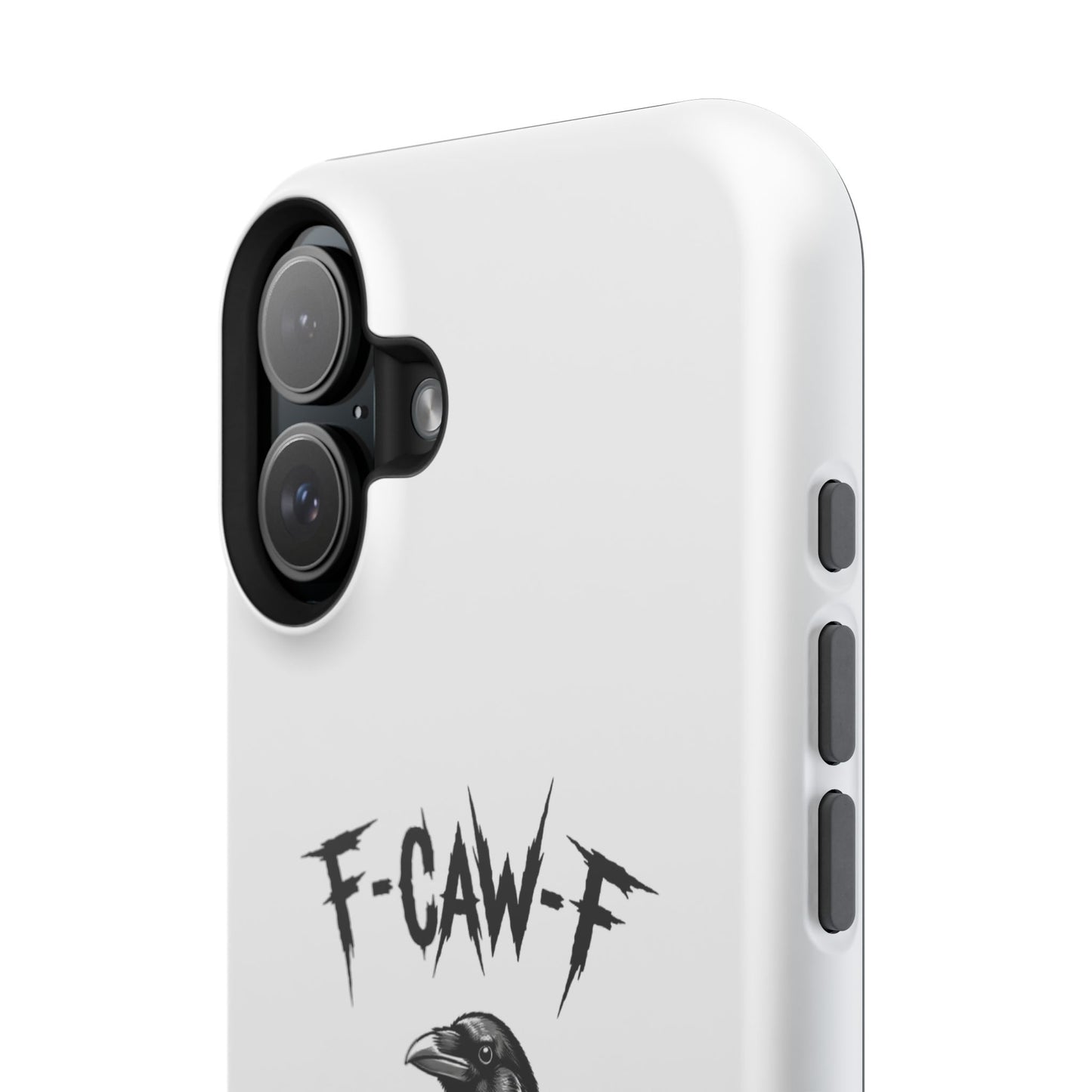 F-Caw-F Raven Phone Case, Autum Vibe Accessory, Perfect for Bird Lovers, Unique Gift for Him/Her, Impact-Resistant Phone Cover