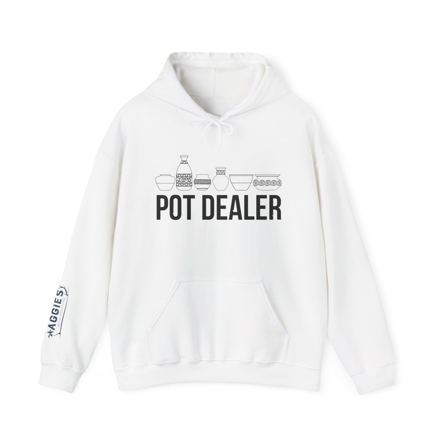 Pot Dealer Hoodie, Ceramic Artist Gift, Funny Pottery Sweatshirt, Clay Lover Present, Art Teacher Pullover, Clay Pot Maker Jacket