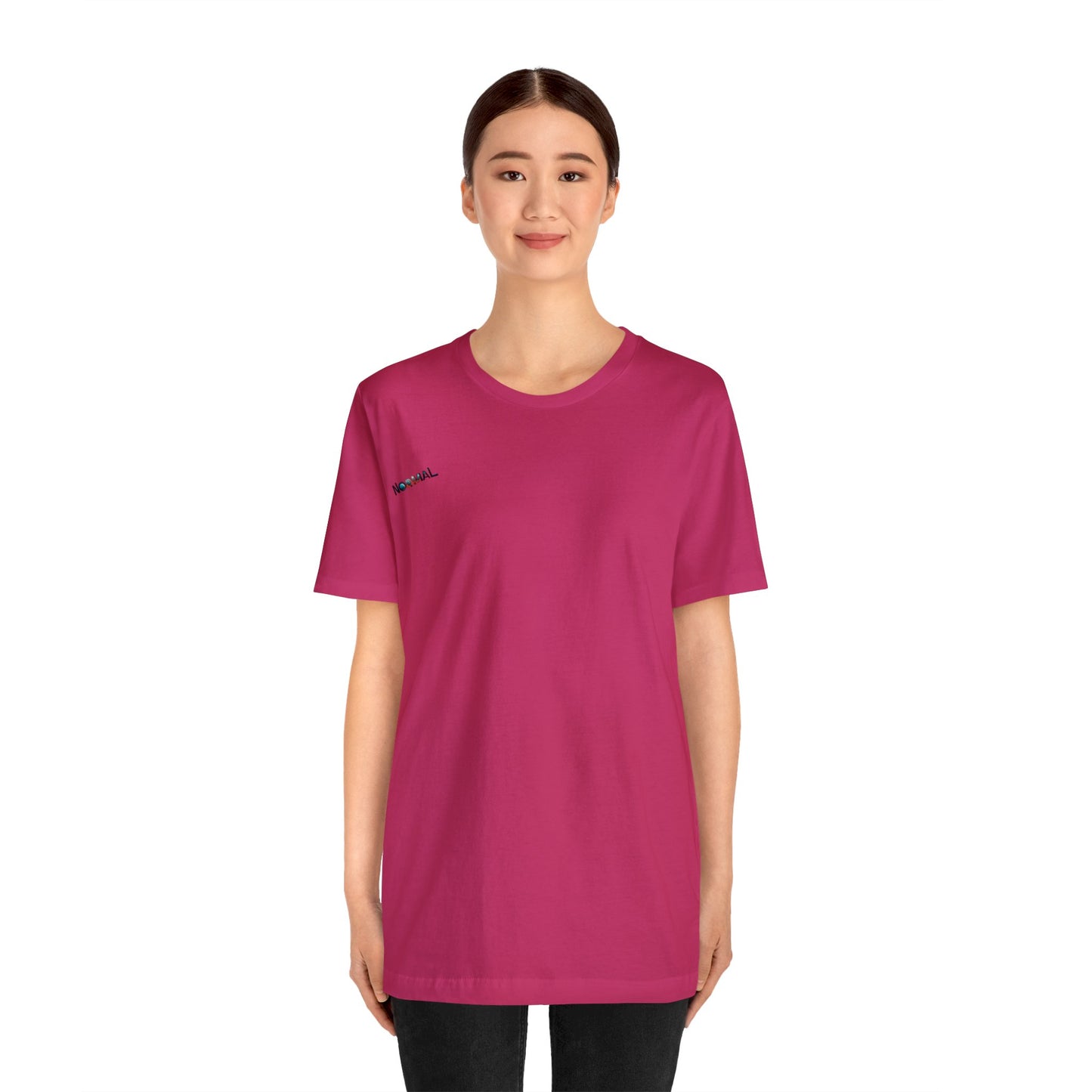 Normal Wear Unisex Jersey Short Sleeve Tee