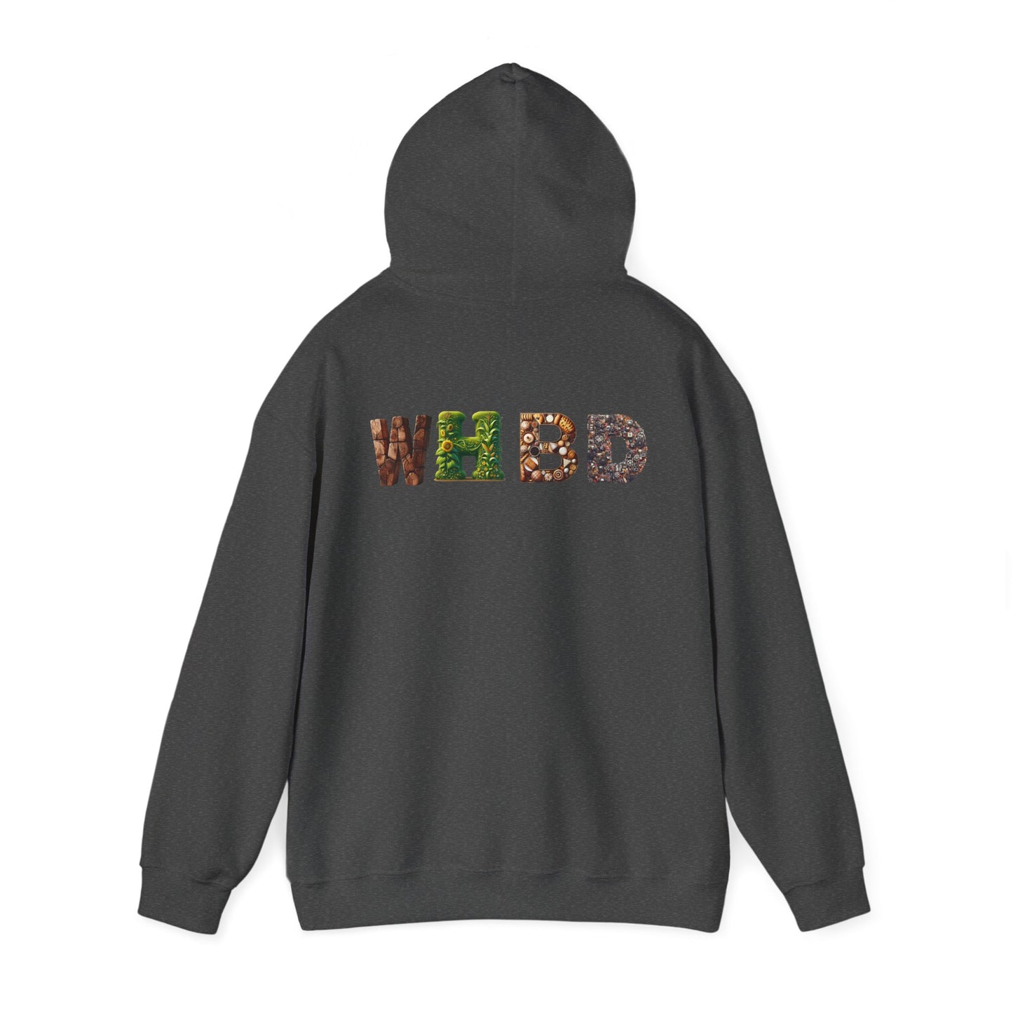 Nature-Inspired WHBD Hoodie, Cozy Sweatshirt for Nature Lovers, Perfect for Fall, Earth Day, Gift for Friends, Unisex Apparel