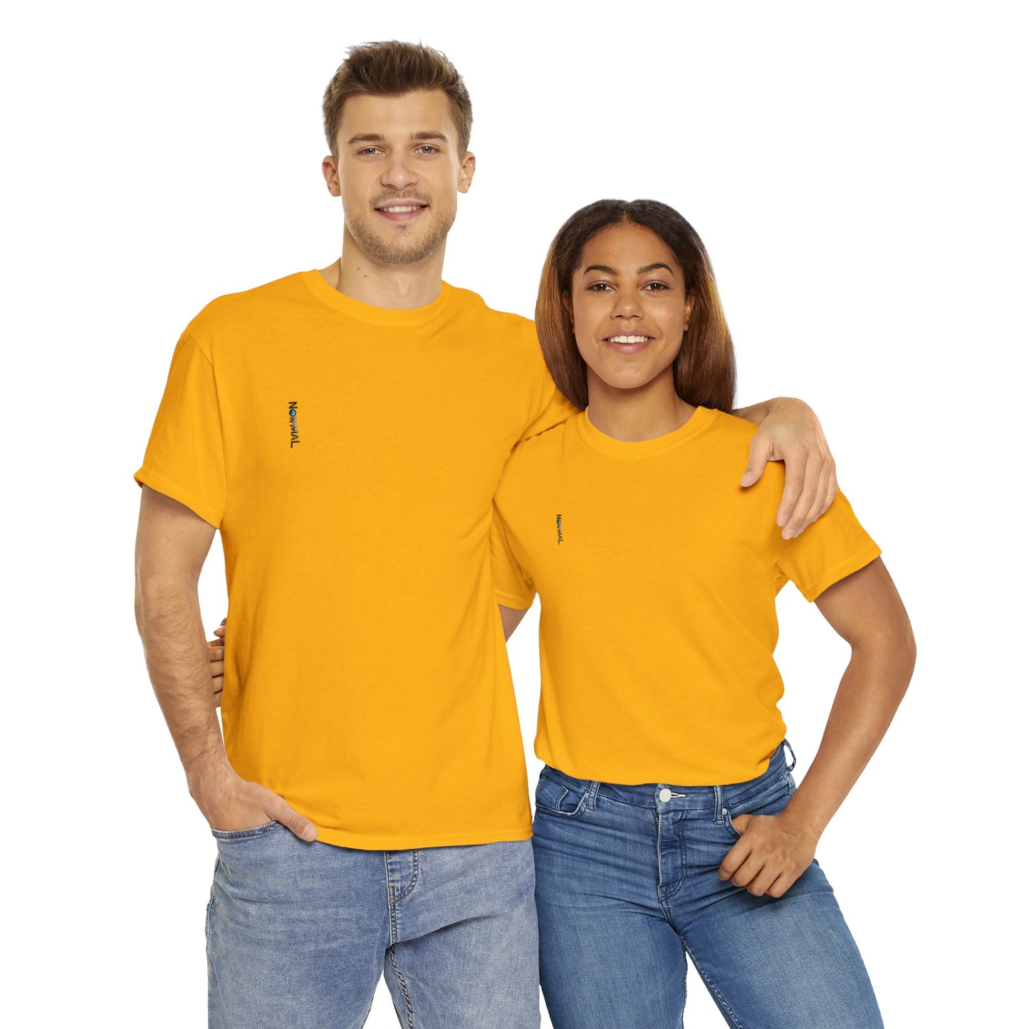 Normales Tragen AI Prints Unisex-T-Shirt aus schwerer Baumwolle