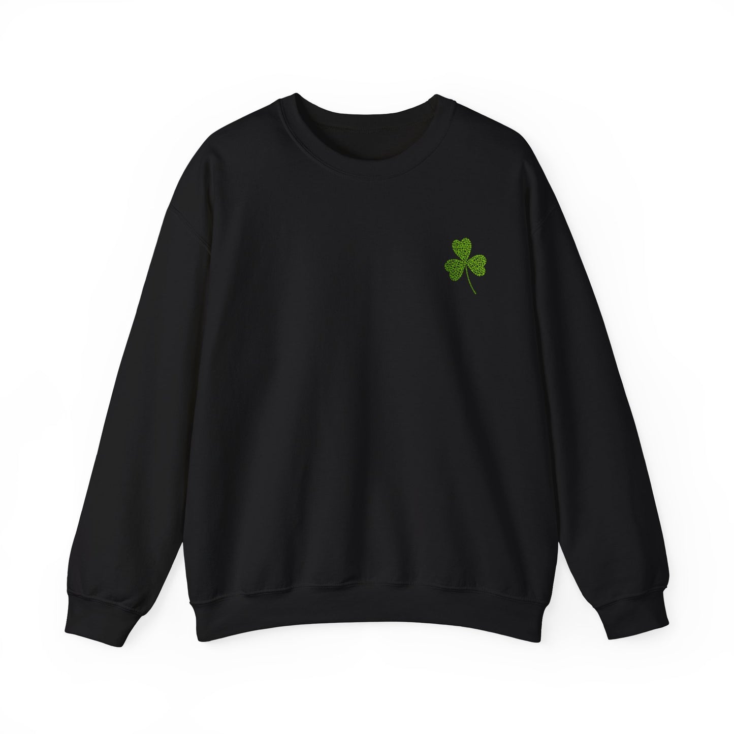 St Patricks Basic CloverUnisex Heavy Blend™ Crewneck Sweatshirt