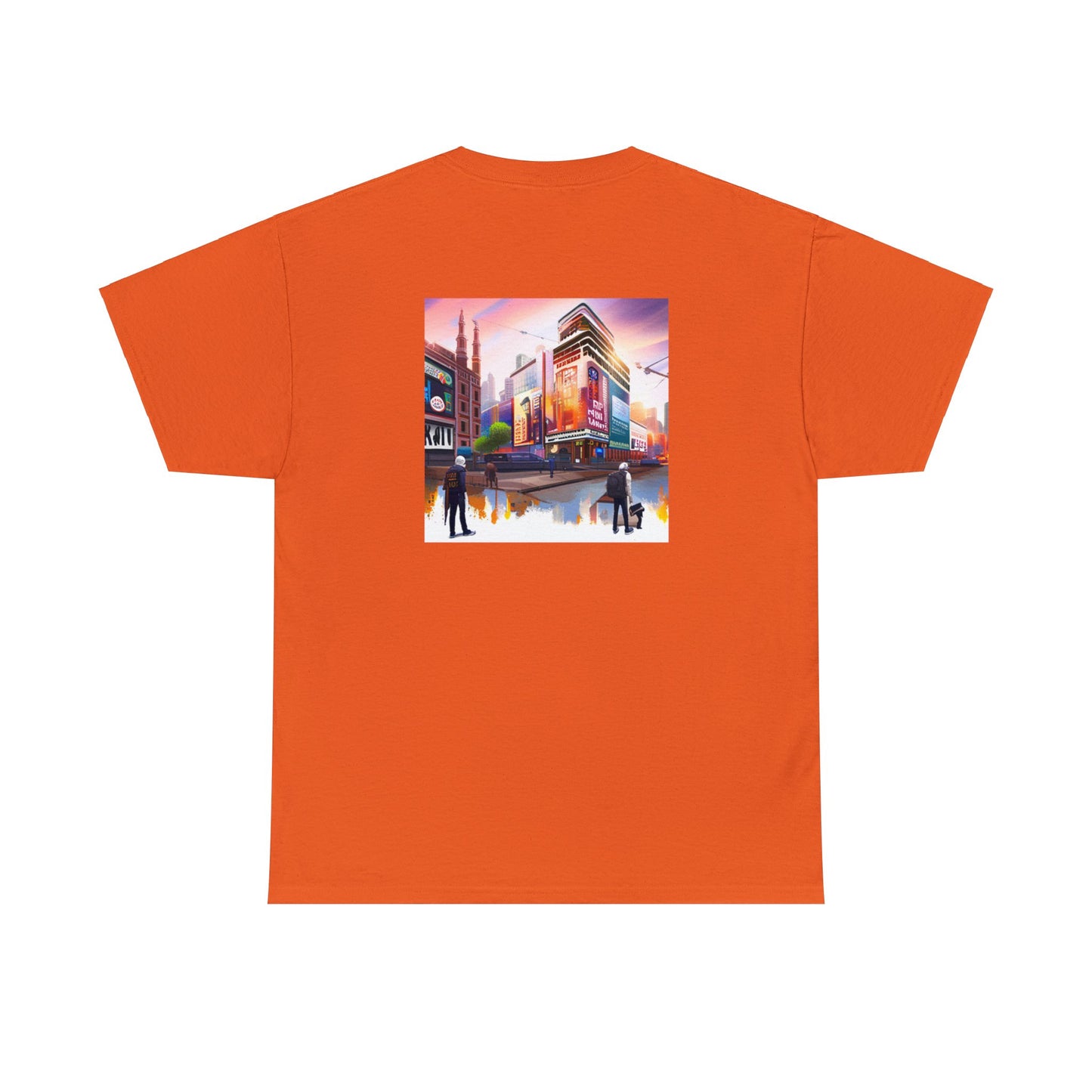 Normales Tragen AI Prints Unisex-T-Shirt aus schwerer Baumwolle