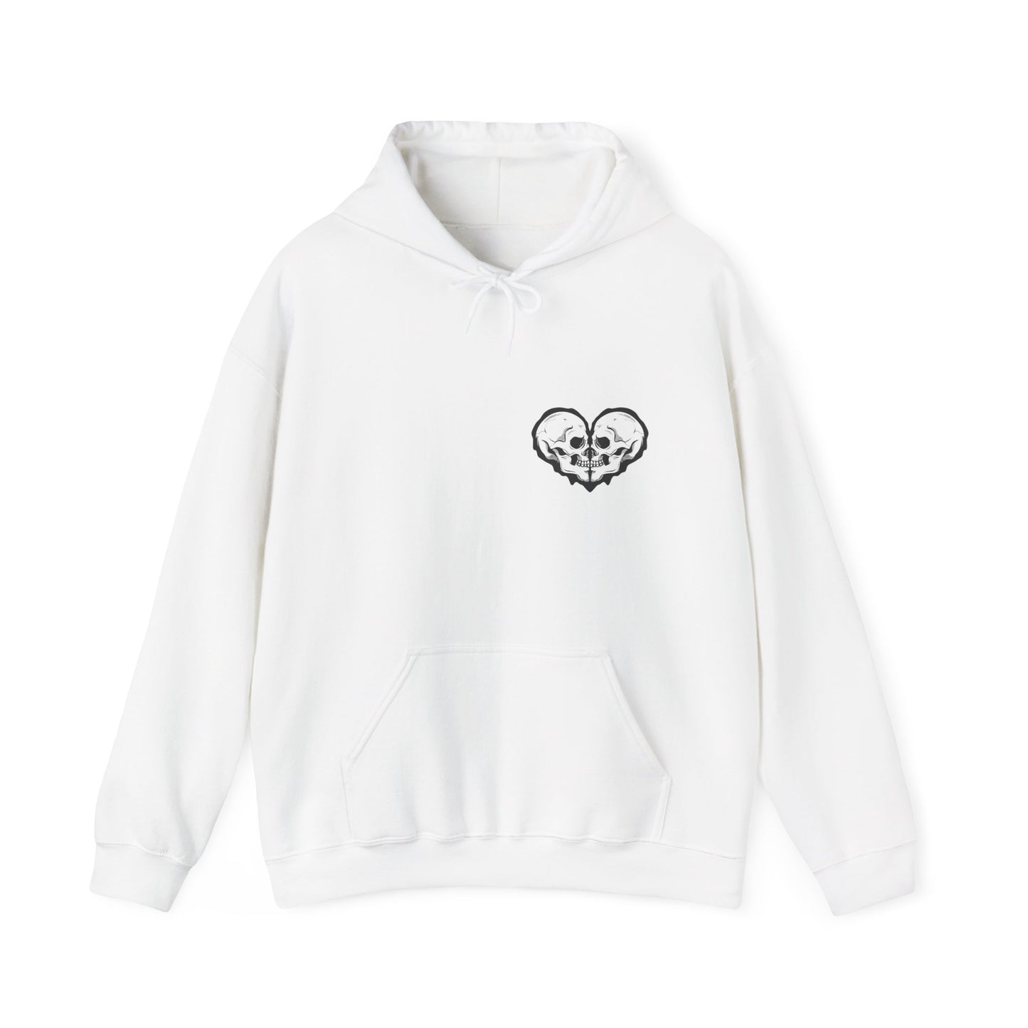 Skeleton Heart Hoodie - if i had feelings they'd be for you