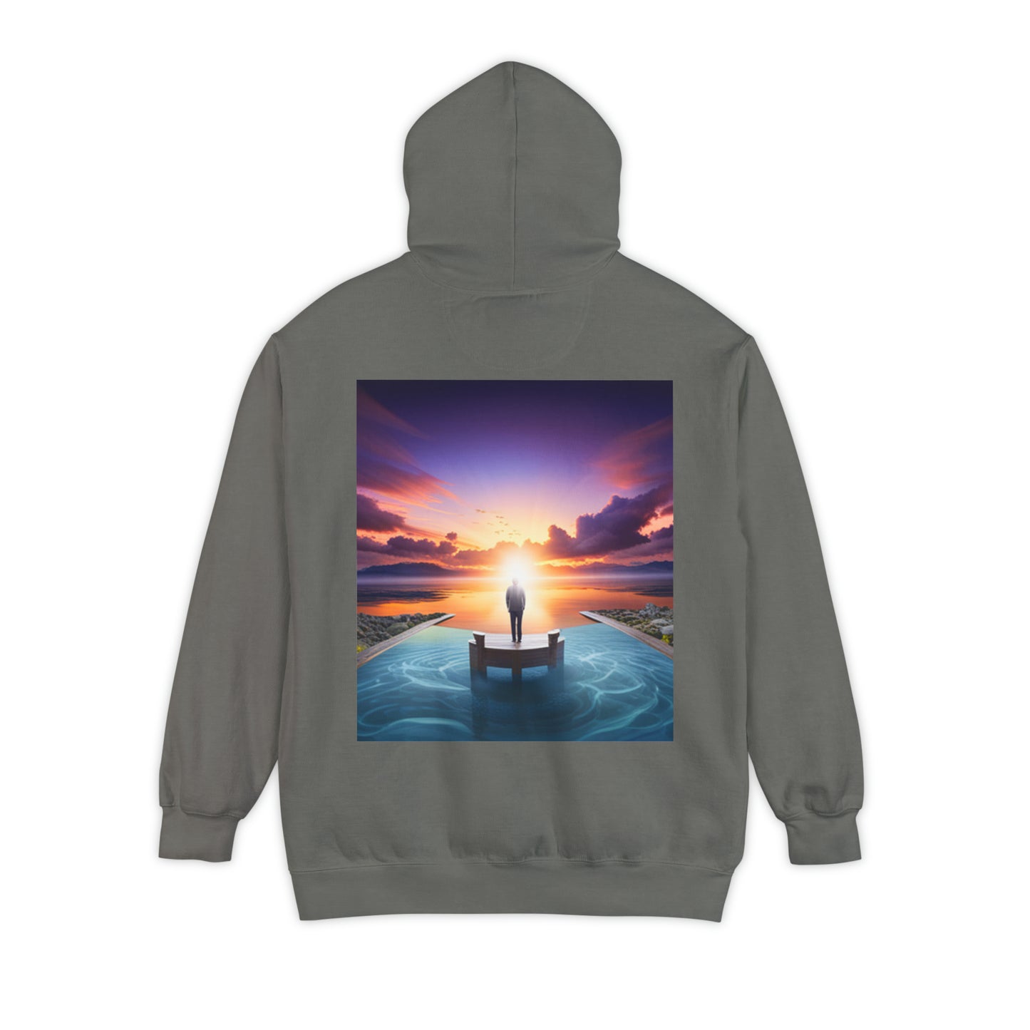 Normal Wear Unisex Garment-Dyed Hoodie