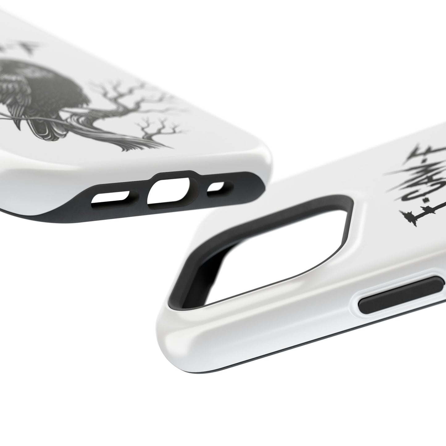F-Caw-F Raven Phone Case, Autum Vibe Accessory, Perfect for Bird Lovers, Unique Gift for Him/Her, Impact-Resistant Phone Cover