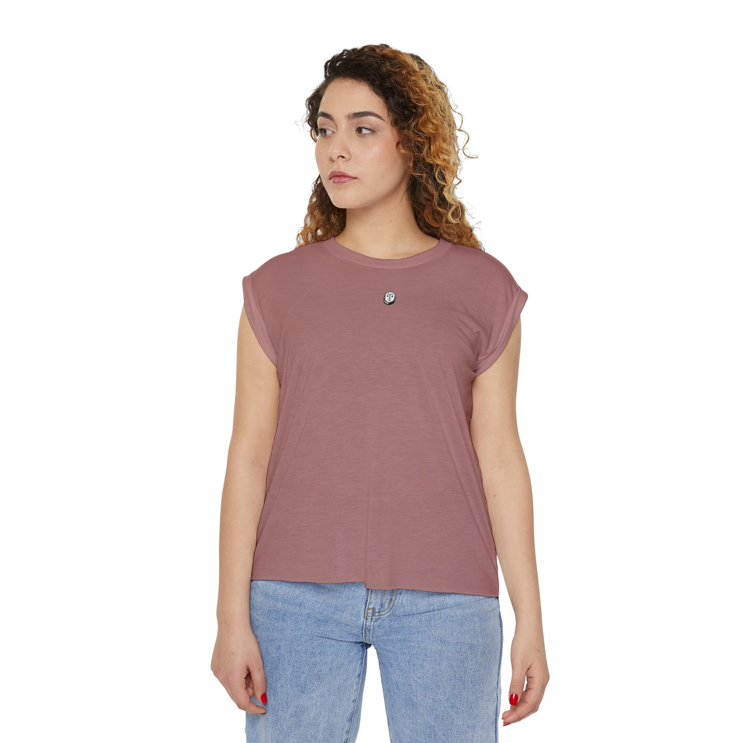 St. Patricks Day Women’s Flowy Rolled Cuffs Muscle Tee