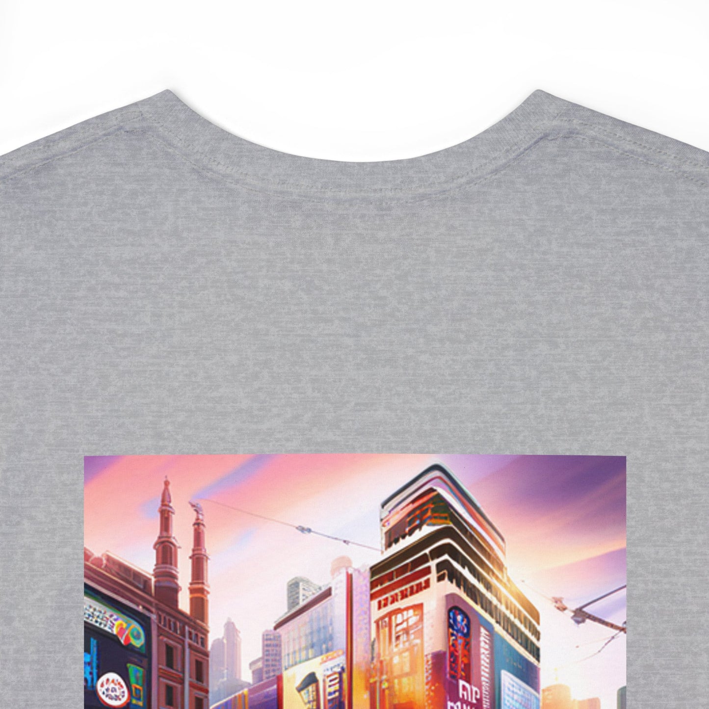Normales Tragen AI Prints Unisex-T-Shirt aus schwerer Baumwolle