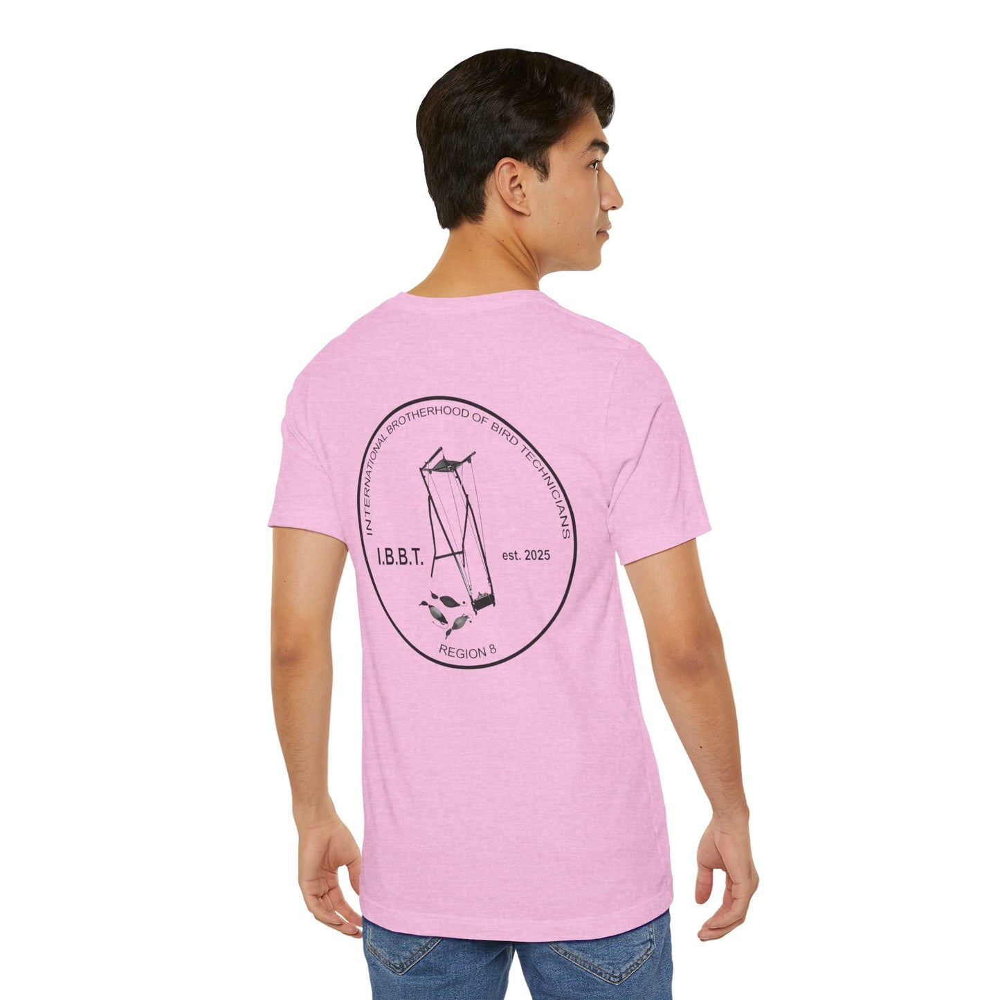International Brotherhood of Bird Technicians IBBT Region 8 Back Print