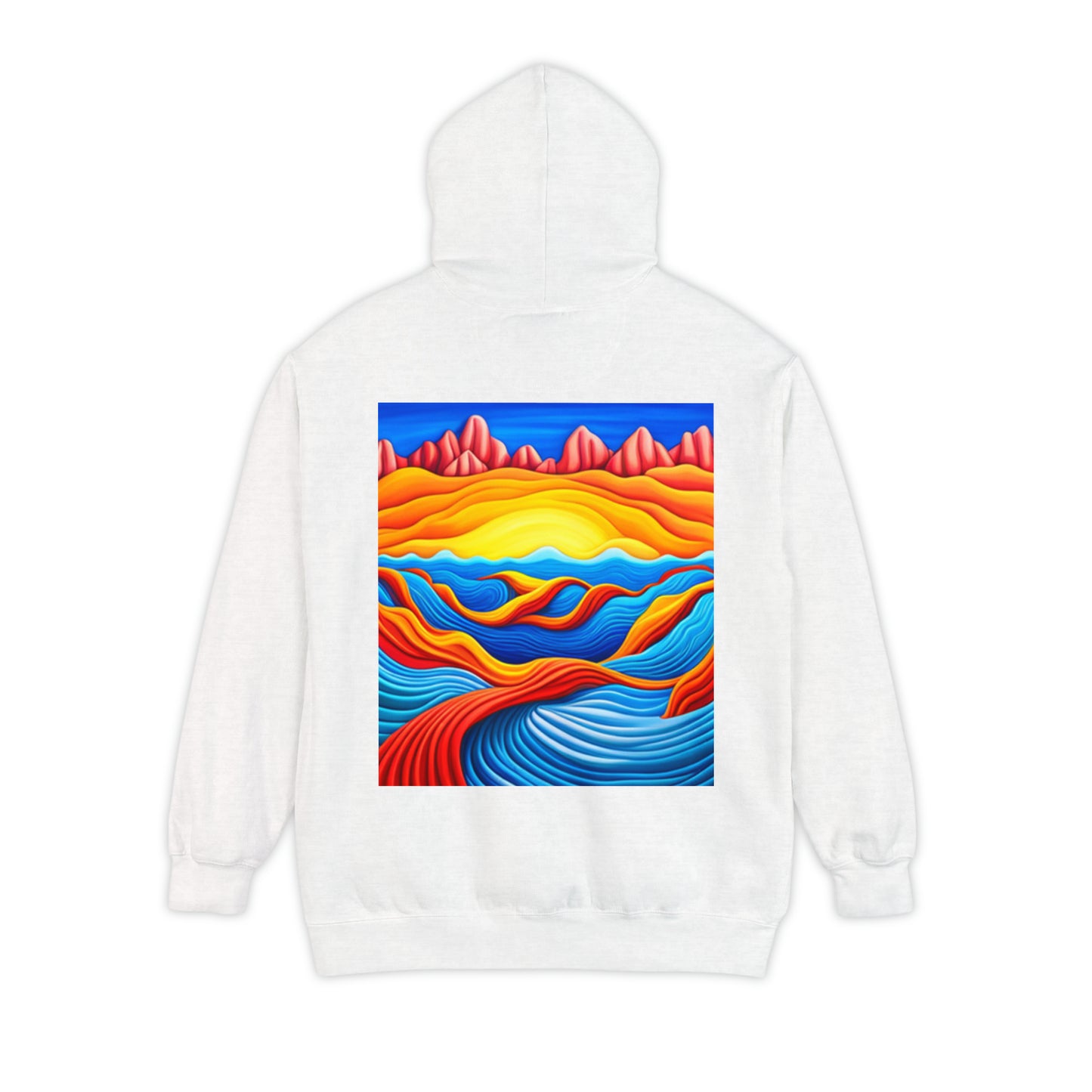 Normal Wear Unisex Garment-Dyed Hoodie