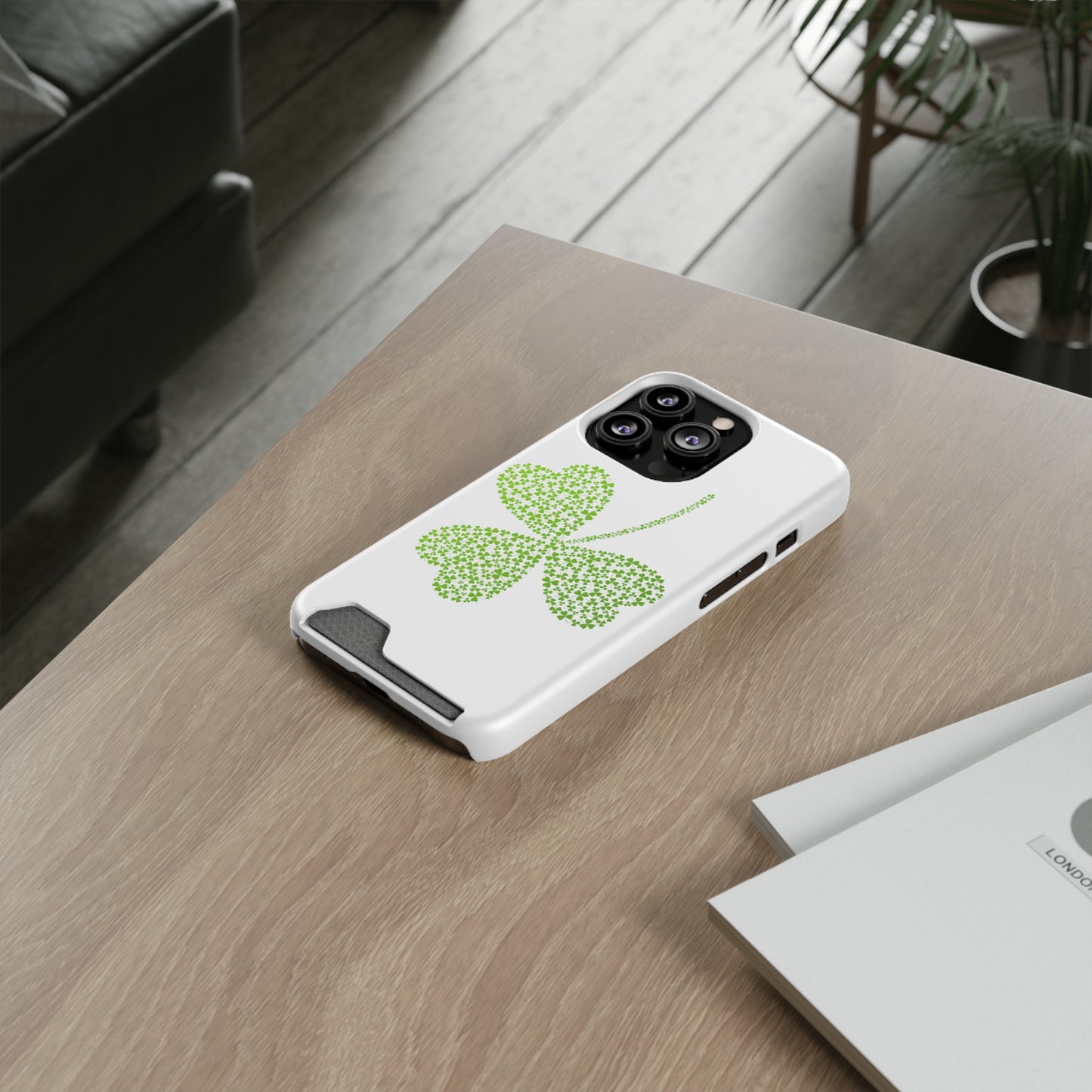 Clover St. Patricks Case With Card Holder