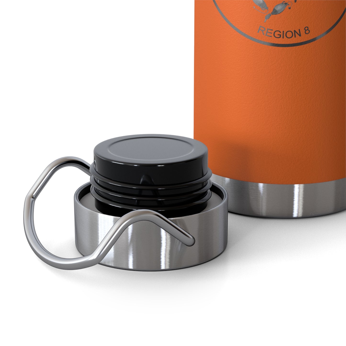 IBBT Insulated Water Bottle, 22oz Copper Flask for Outdoor Adventures, Custom Travel Mug