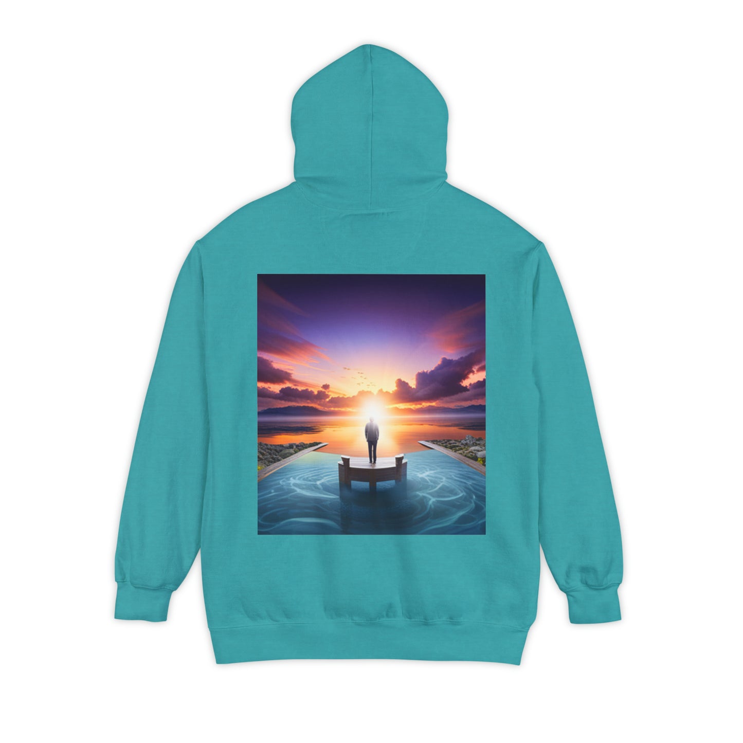 Normal Wear Unisex Garment-Dyed Hoodie