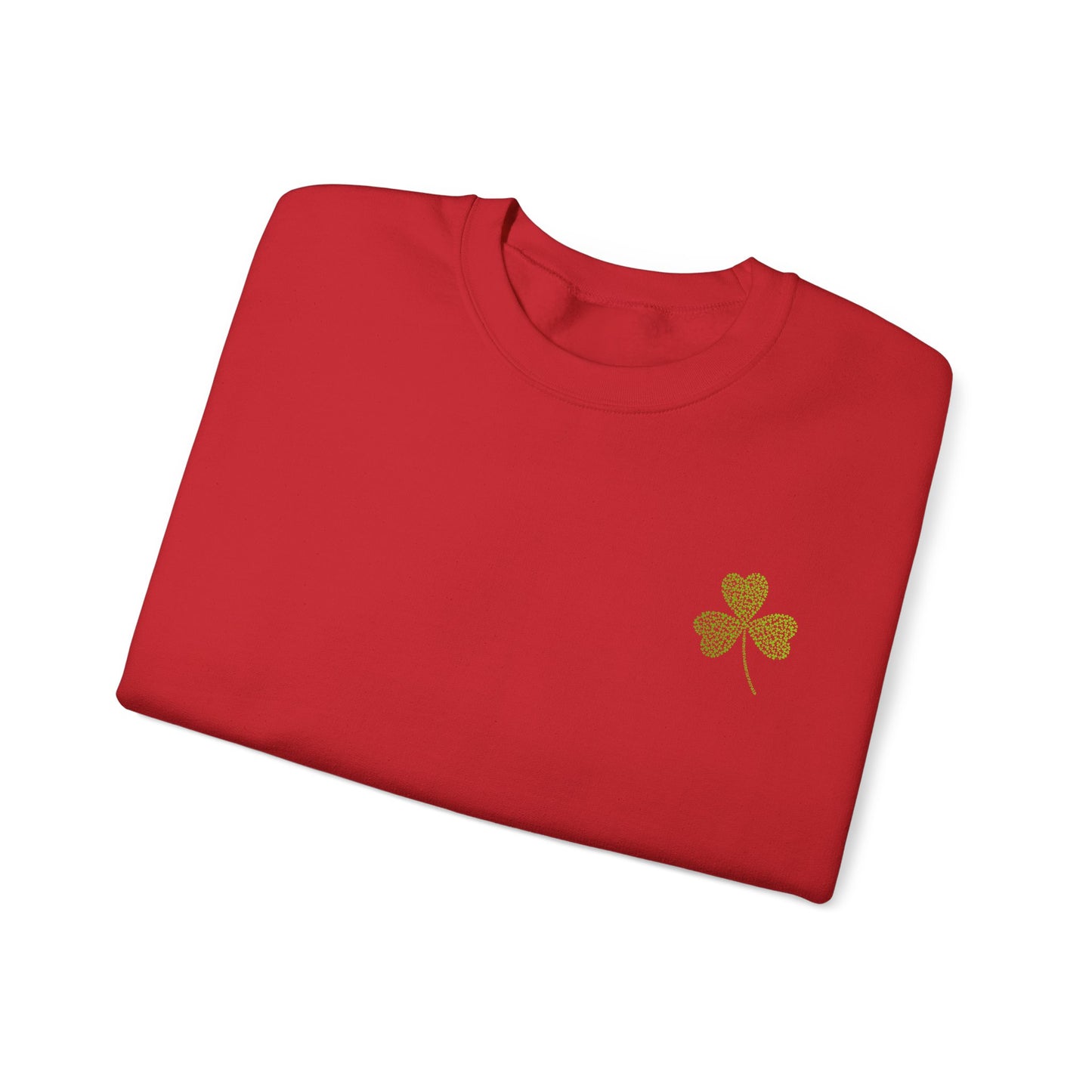 St Patricks Basic CloverUnisex Heavy Blend™ Crewneck Sweatshirt